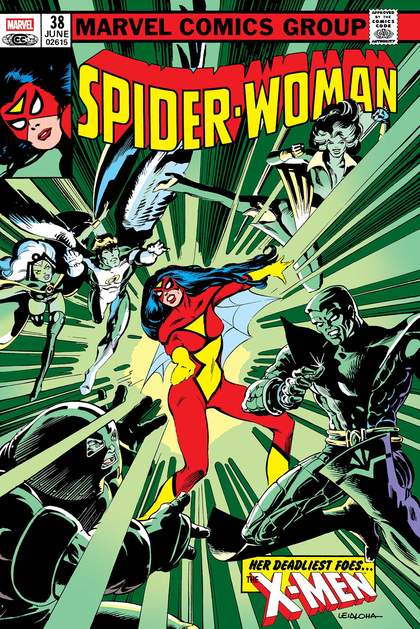 SPIDER-WOMAN OMNIBUS STEVE LEIALOHA COVER [DM ONLY] HARDCOVER