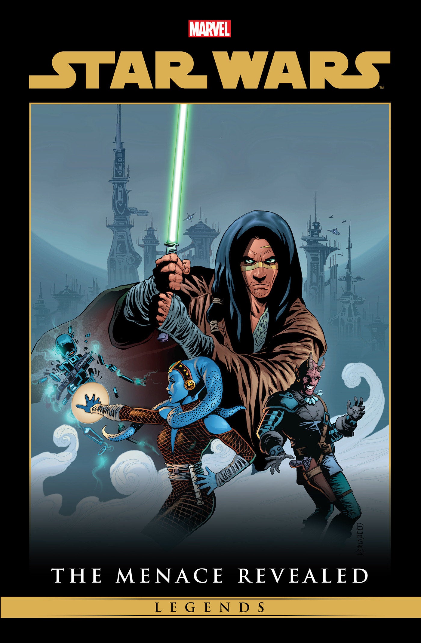 STAR WARS LEGENDS: THE MENACE REVEALED OMNIBUS VOL. 1 JAN DUURSEMA COVER HARDCOVER