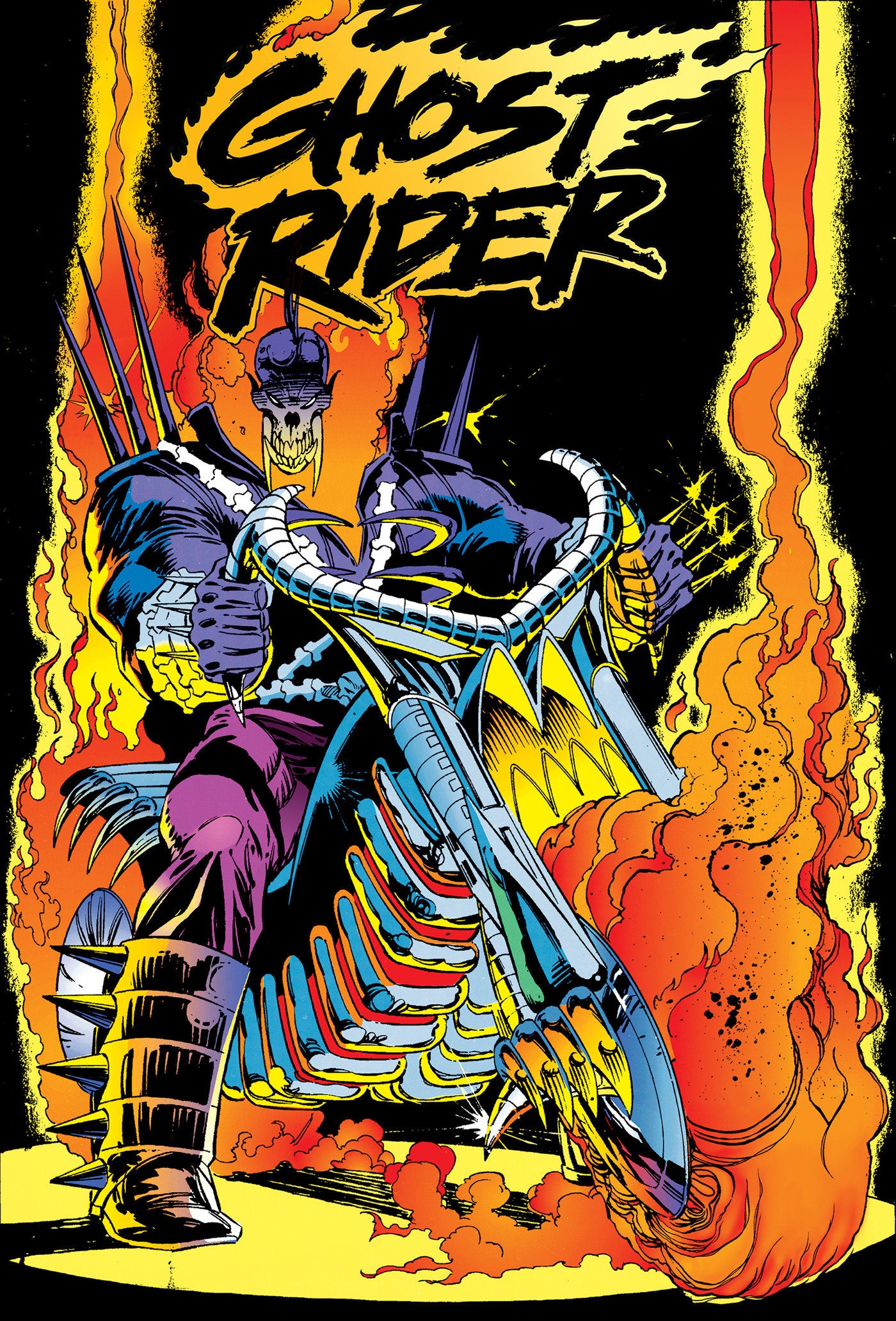 GHOST RIDER: DANNY KETCH OMNIBUS VOL. 3 RON GARNEY COVER [DM ONLY] HARDCOVER