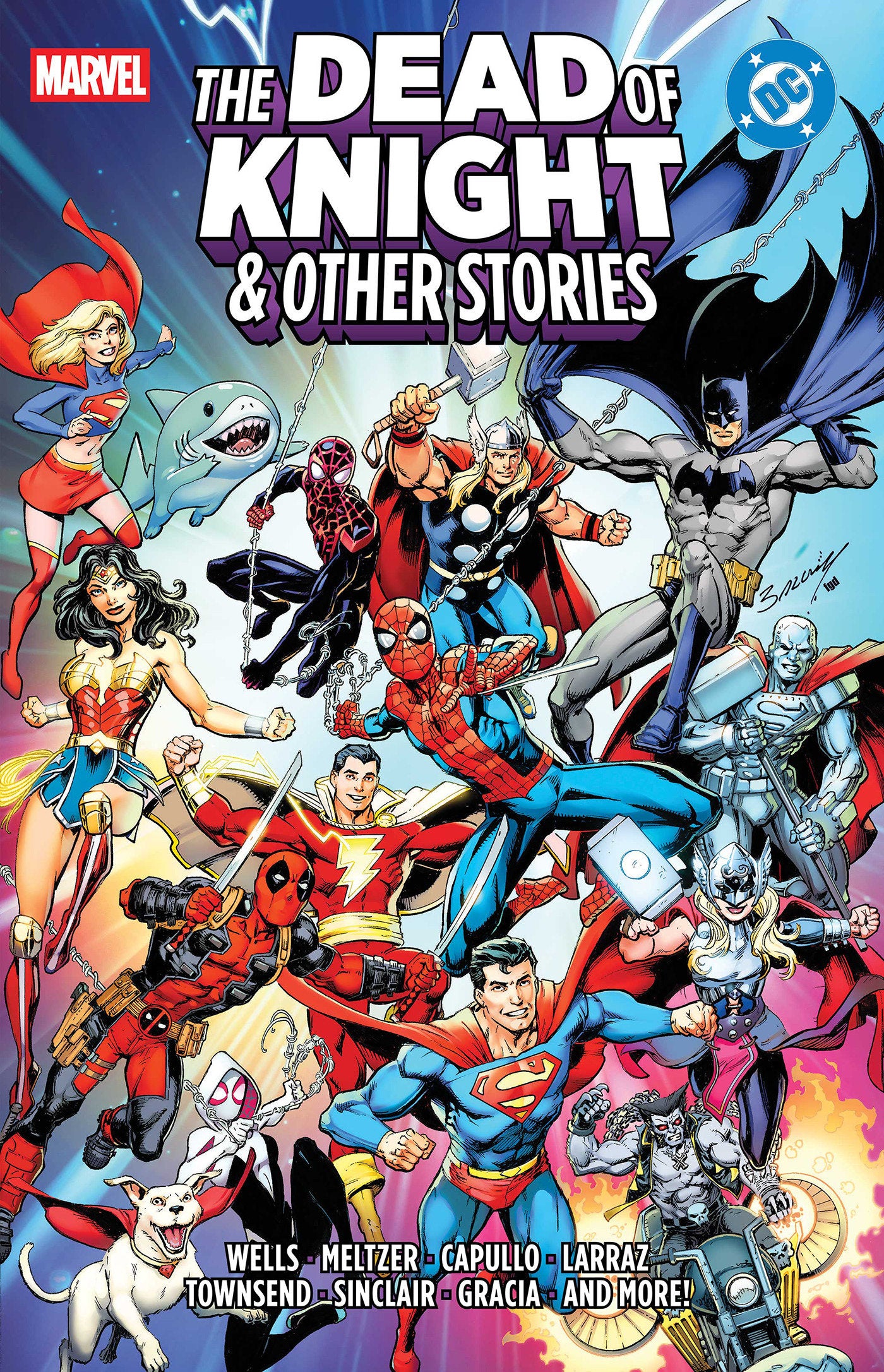 MARVEL/DC: THE DEAD OF KNIGHT & OTHER STORIES HARDCOVER
