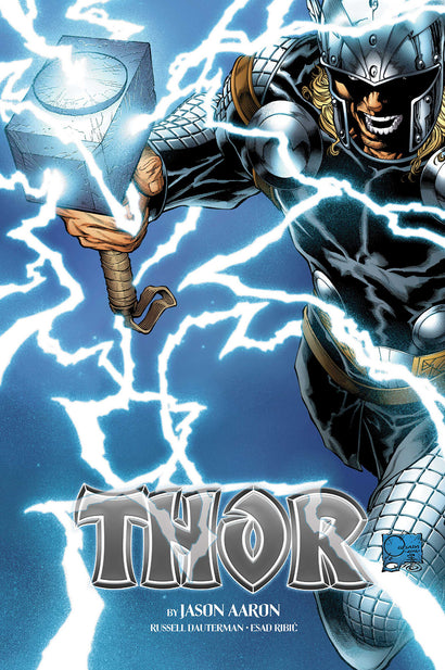 THOR BY JASON AARON OMNIBUS VOL. 1 JOE QUESADA COVER [NEW PRINTING, DM ONLY] HARDCOVER