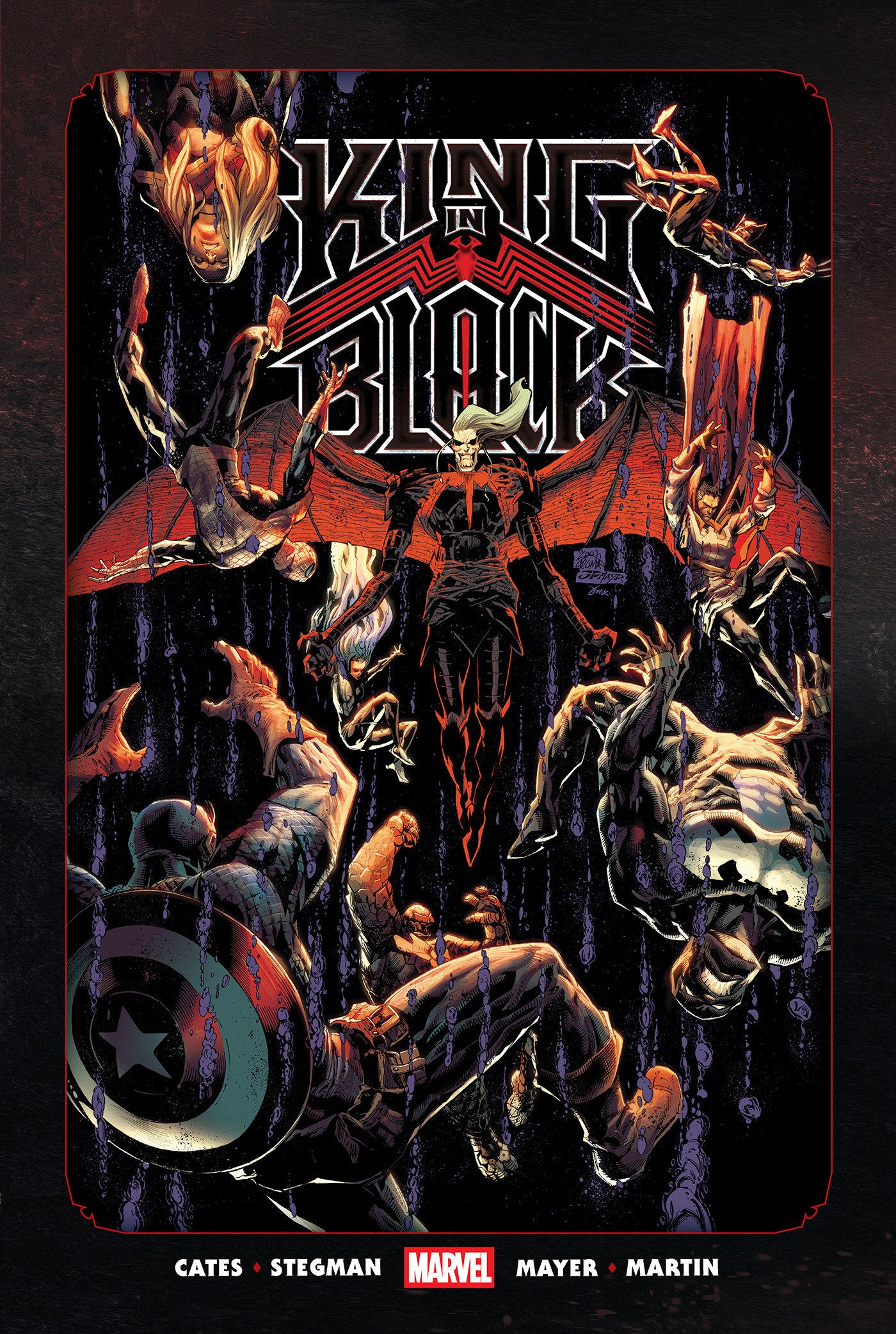 KING IN BLACK OMNIBUS RYAN STEGMAN FALL COVER [NEW PRINTING] HARDCOVER