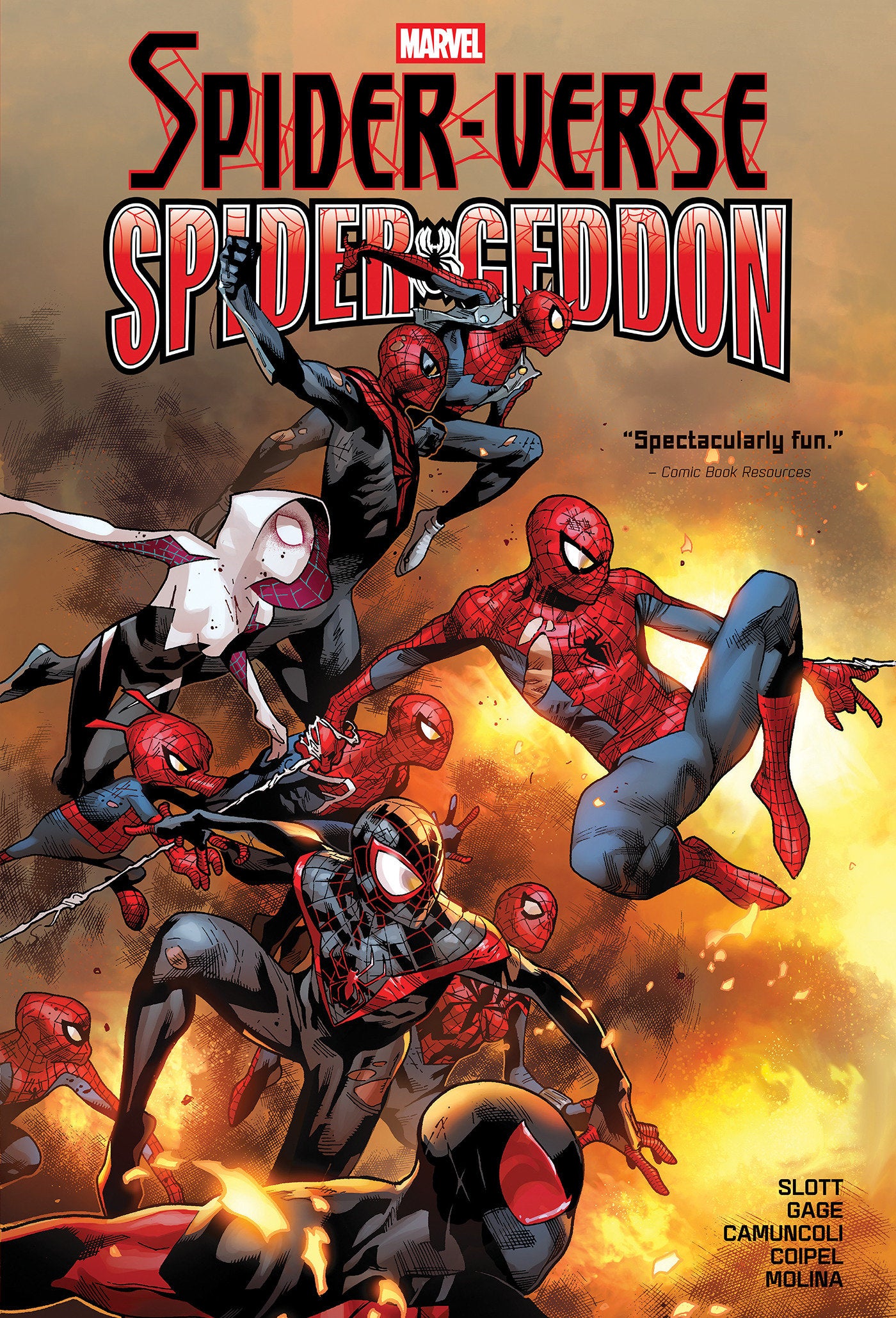 SPIDER-VERSE/SPIDER-GEDDON OMNIBUS OLIVIER COIPEL COVER [NEW PRINTING] HARDCOVER