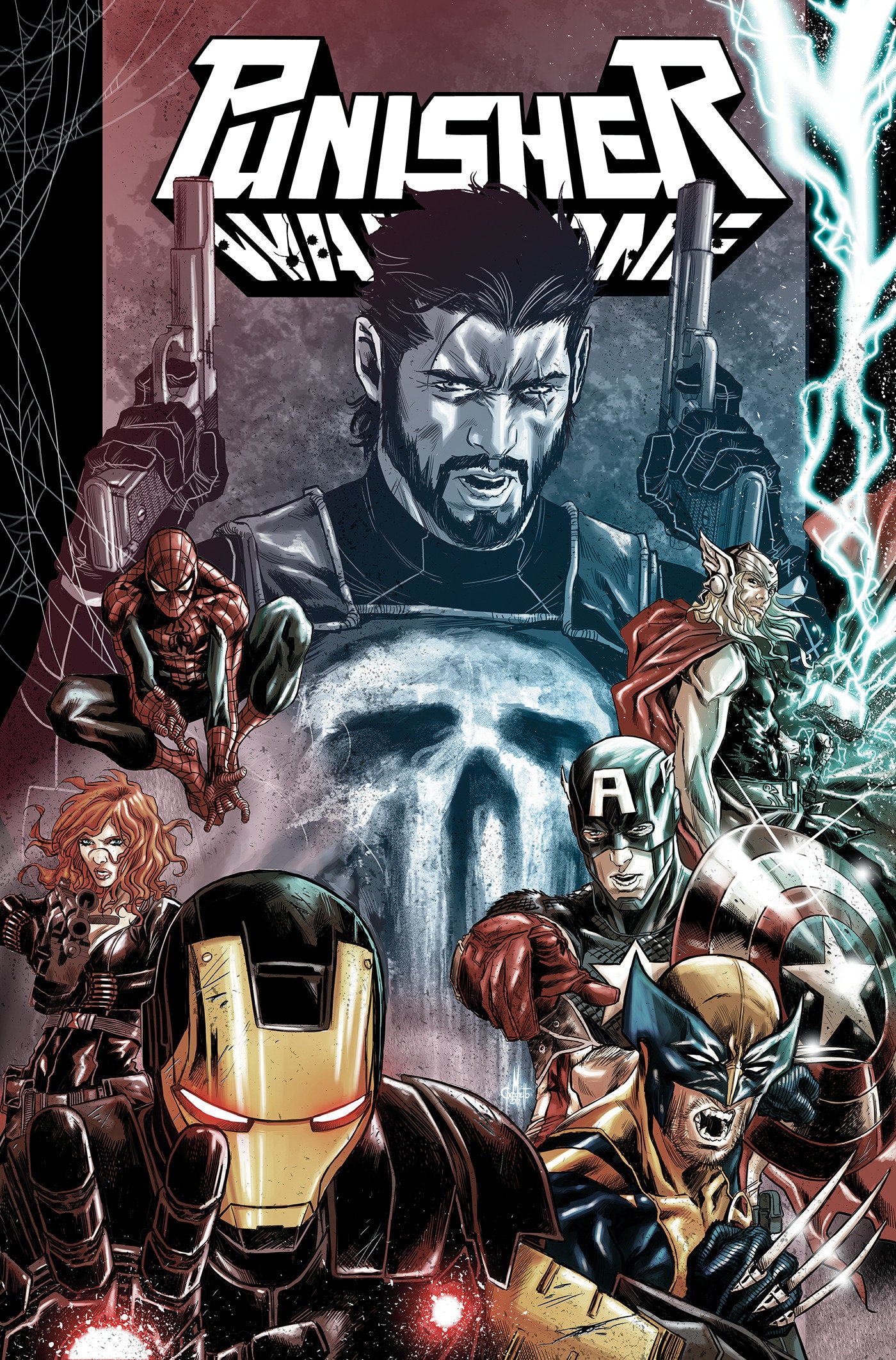 PUNISHER: ENTER THE WAR ZONE OMNIBUS MARCO CHECCHETTO COVER HARDCOVER