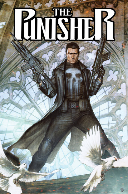 PUNISHER: ENTER THE WAR ZONE OMNIBUS ADI GRANOV COVER [DM ONLY] HARDCOVER
