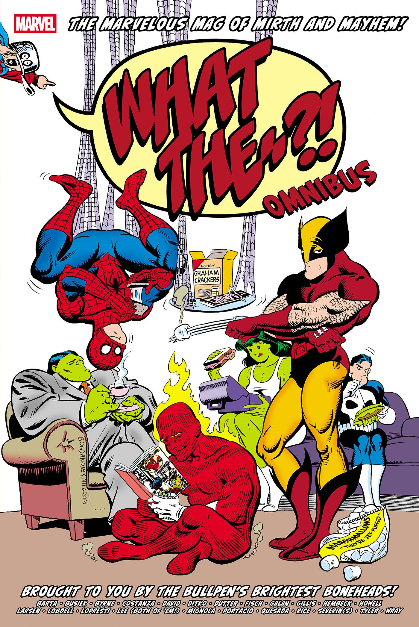 WHAT THE--?! OMNIBUS JON BOGDANOVE COVER HARDCOVER
