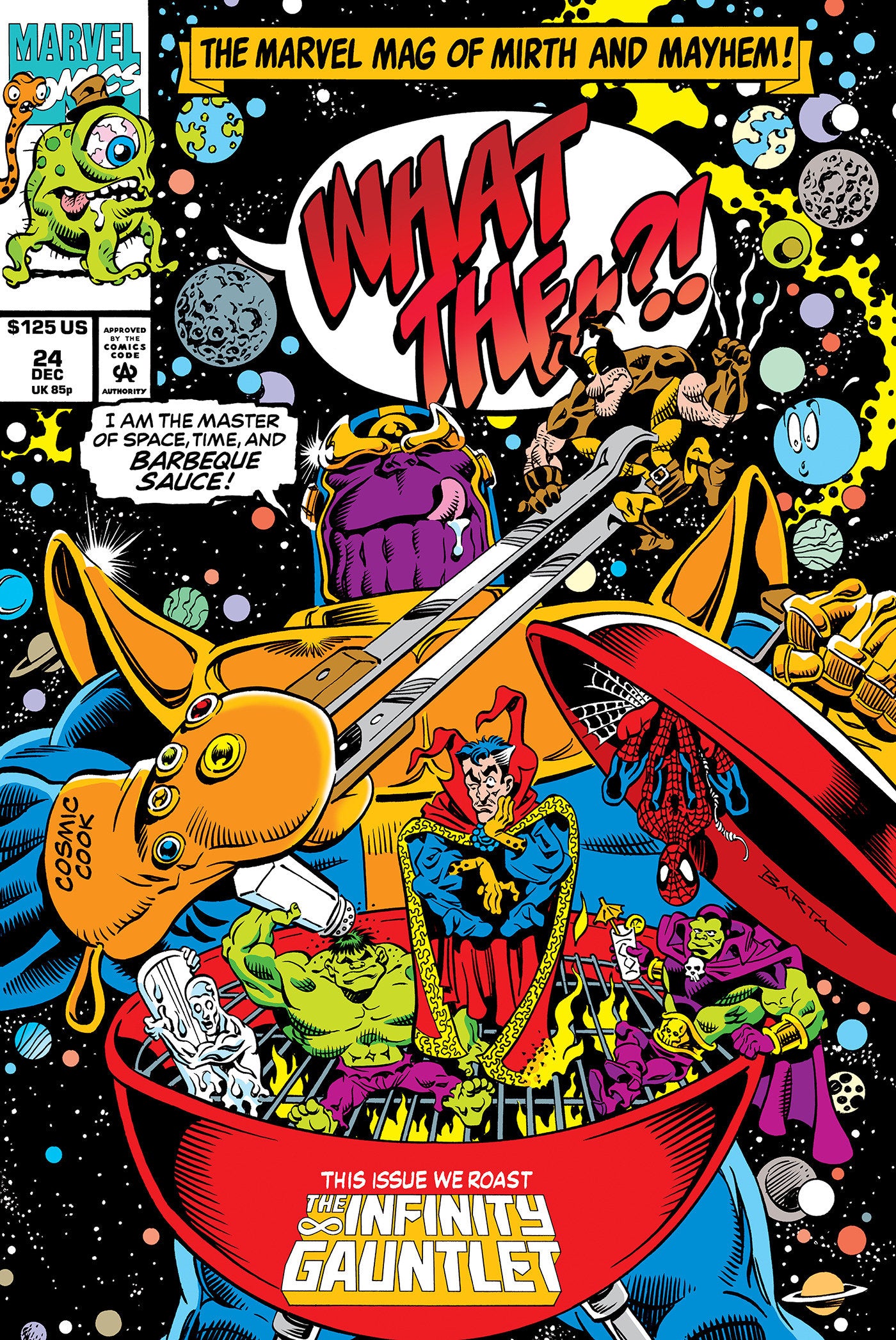 WHAT THE--?! OMNIBUS HILARY BARTA COVER [DM ONLY] HARDCOVER