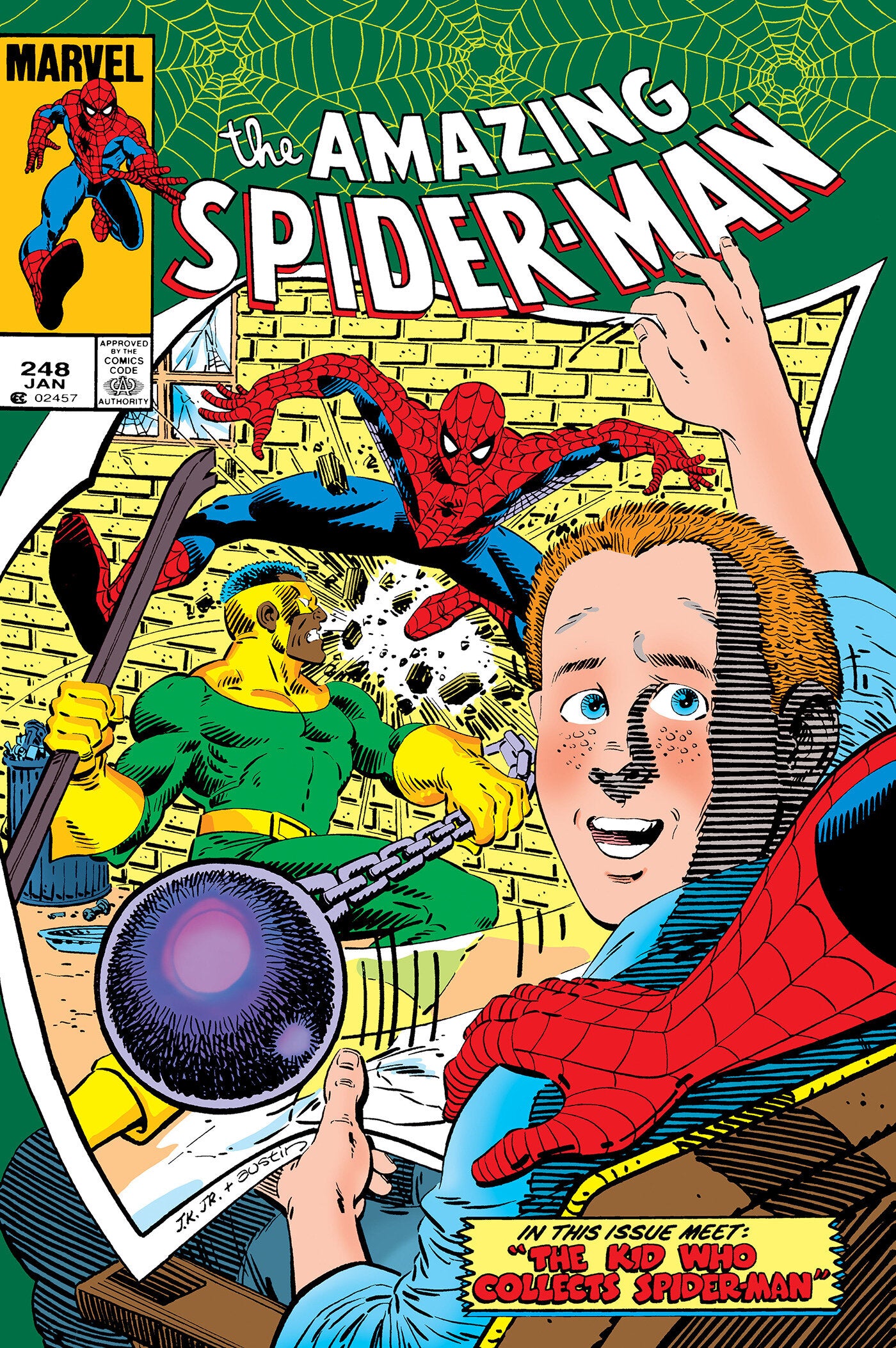 THE AMAZING SPIDER-MAN OMNIBUS VOL. 8 JOHN ROMITA JR. KID WHO COLLECTS SPIDER-MAN COVER [DM ONLY] HARDCOVER