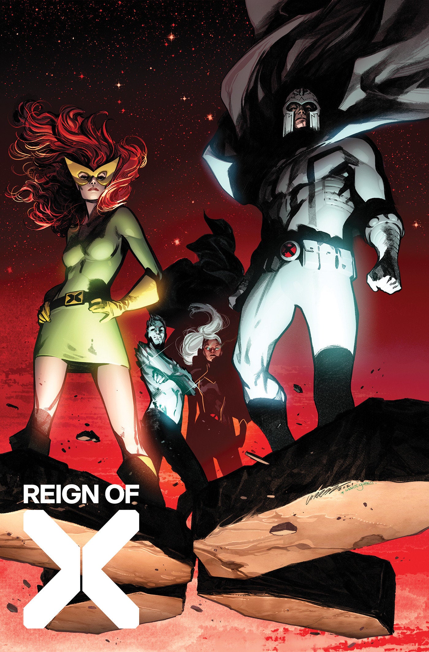 X-MEN: AGE OF KRAKOA - REIGN OF X OMNIBUS VOL. 2 PEPE LARRAZ COVER [DM ONLY] HARDCOVER