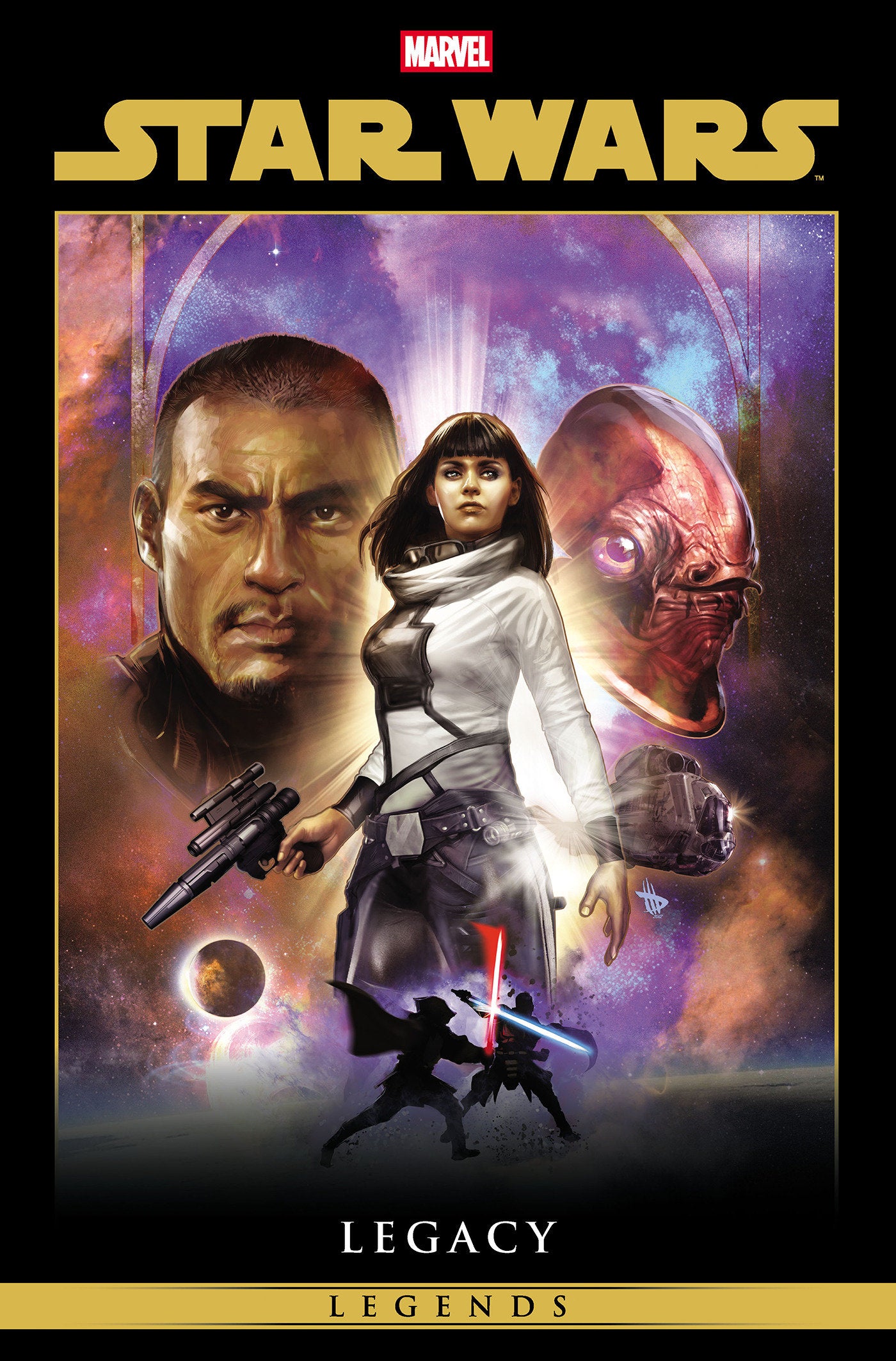 STAR WARS LEGENDS: LEGACY OMNIBUS VOL. 2 DAVE WILKINS COVER [DM ONLY] HARDCOVER