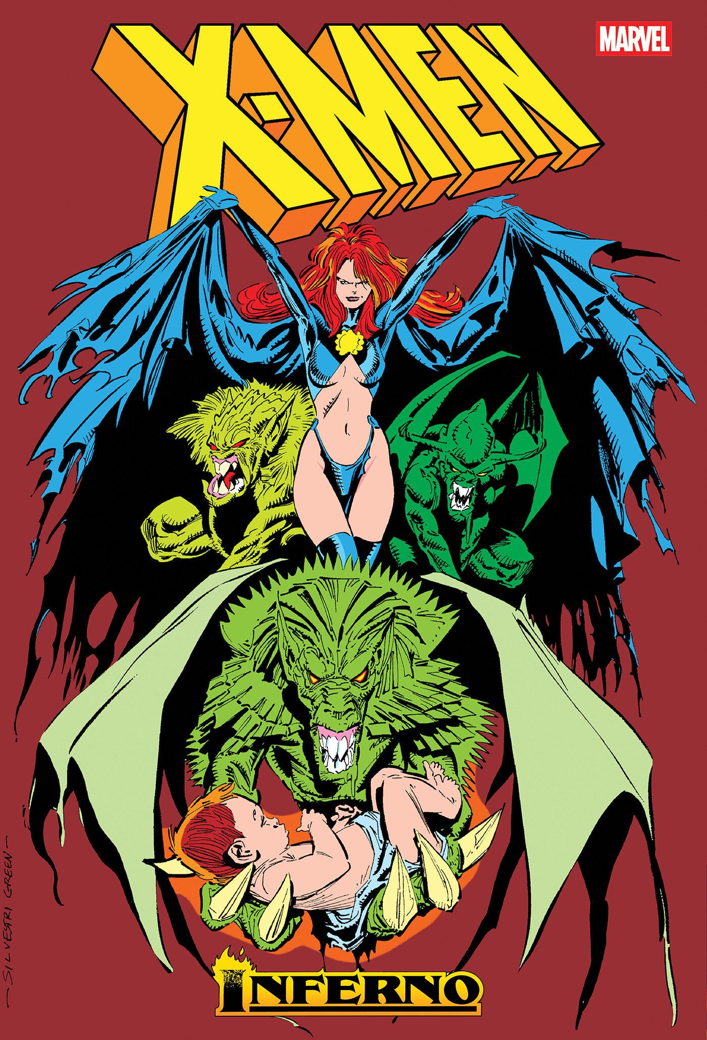 X-MEN: INFERNO OMNIBUS MARC SILVESTRI GOBLIN QUEEN COVER [NEW PRINTING] HARDCOVER