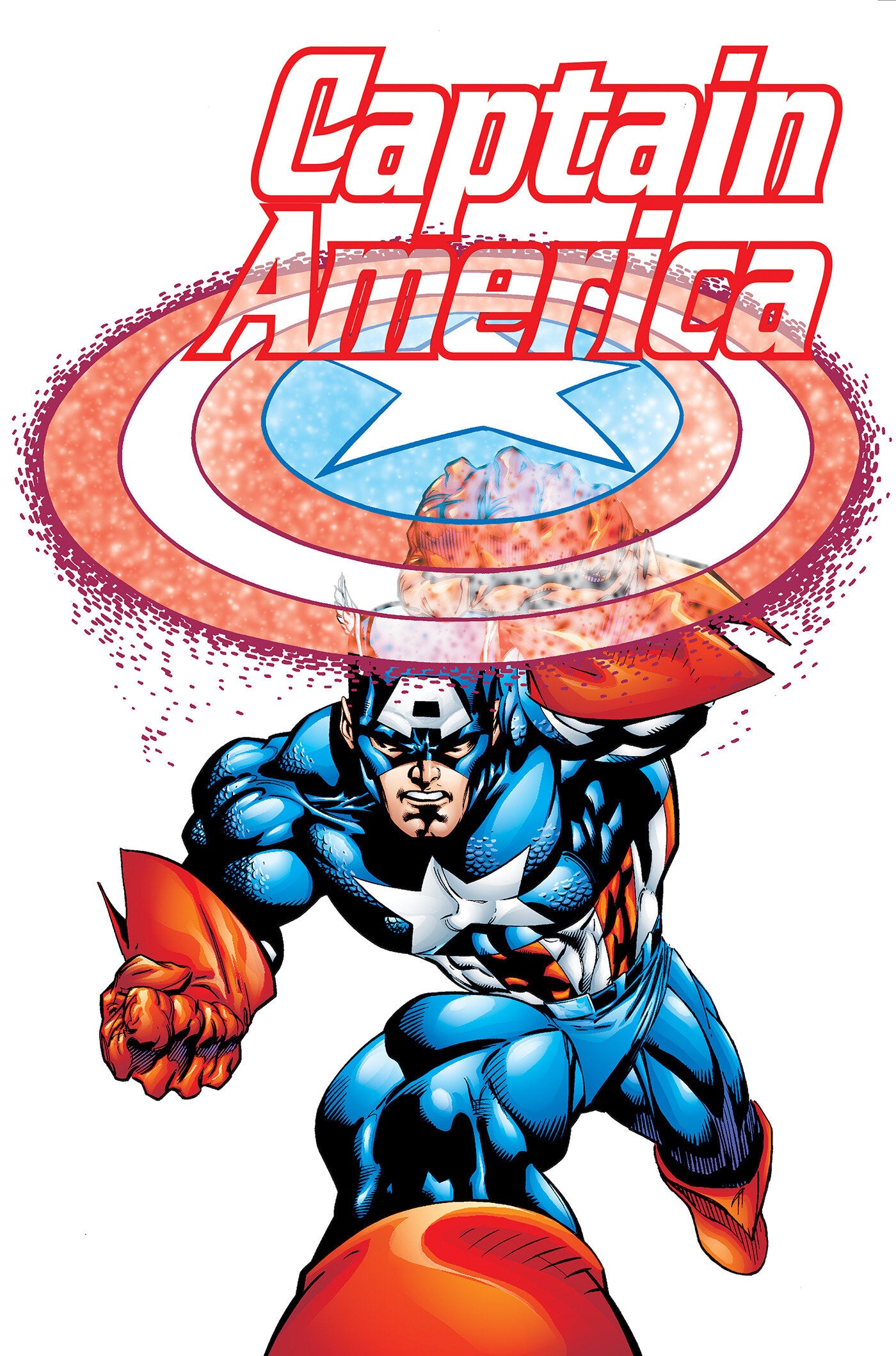 CAPTAIN AMERICA BY WAID, GARNEY & KUBERT OMNIBUS ANDY KUBERT COVER [NEW PRINTING, DM ONLY] HARDCOVER