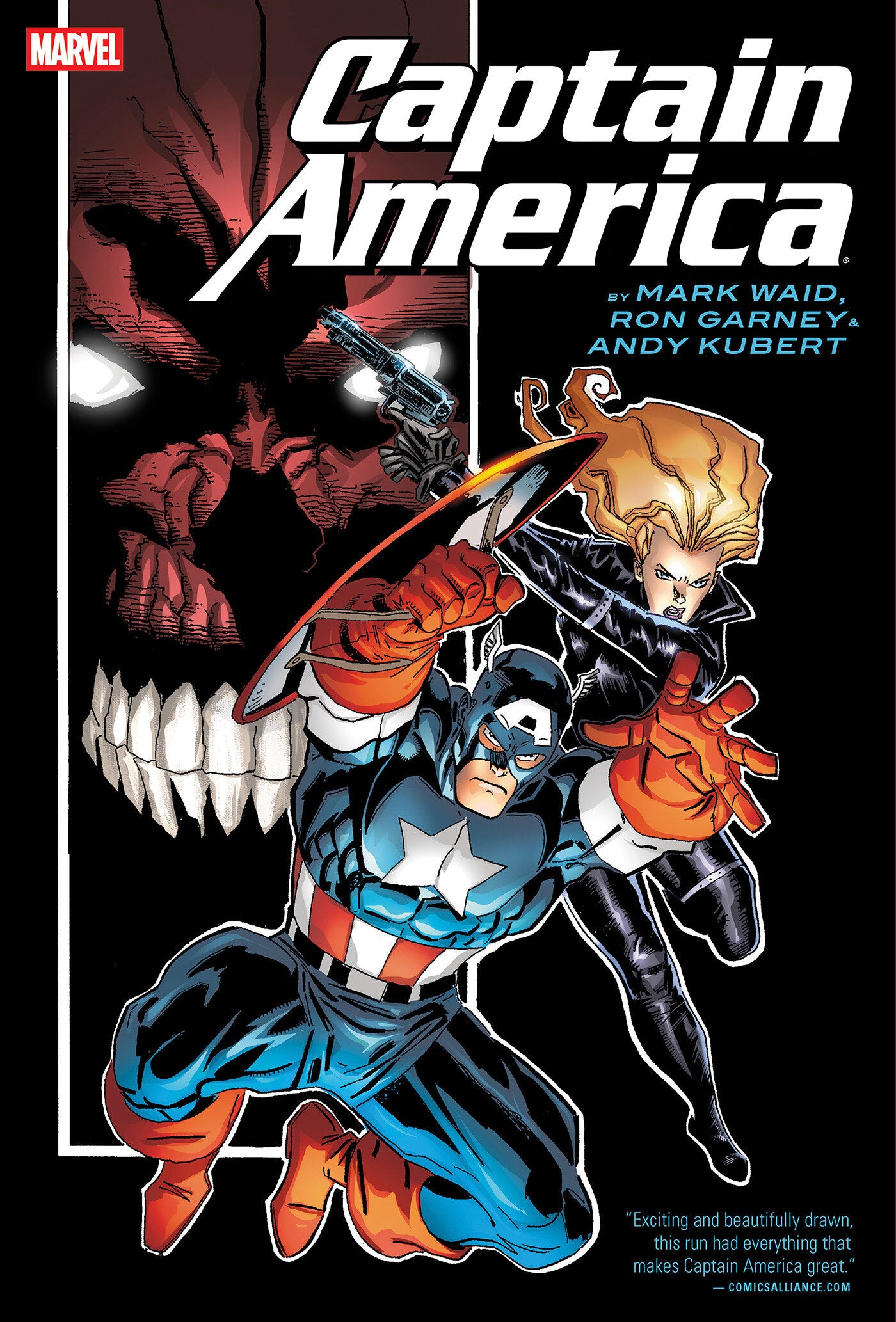 CAPTAIN AMERICA BY WAID, GARNEY & KUBERT OMNIBUS RON GARNEY COVER [NEW PRINTING] HARDCOVER