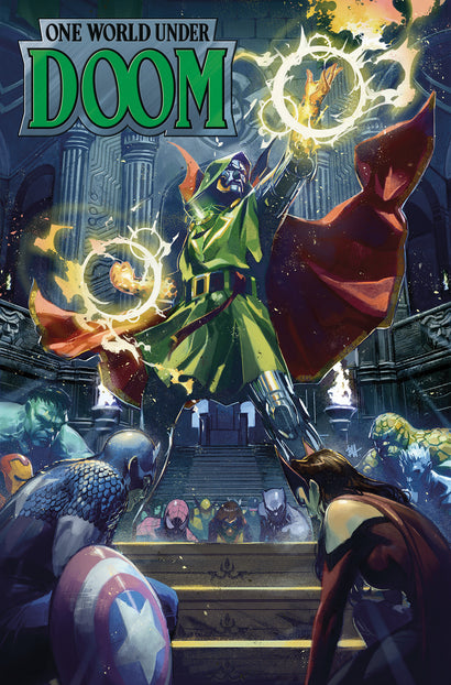 ONE WORLD UNDER DOOM OMNIBUS BEN HARVEY COVER HARDCOVER