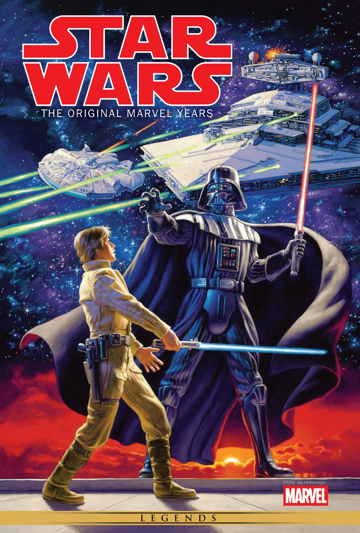 STAR WARS: THE ORIGINAL MARVEL YEARS OMNIBUS VOL. 1 HOWARD CHAYKIN COVER [NEW PRINTING] HARDCOVER