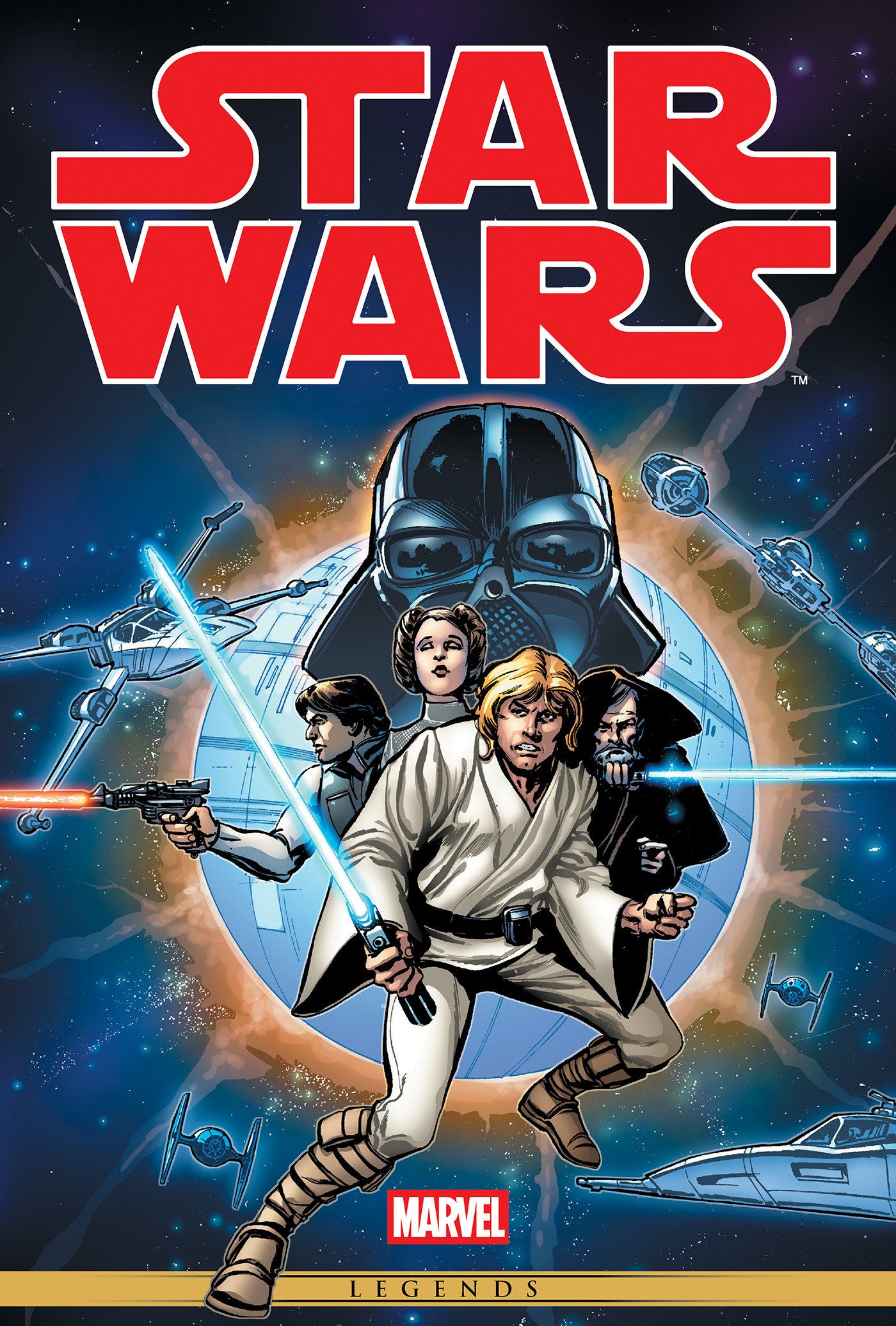 STAR WARS: THE ORIGINAL MARVEL YEARS OMNIBUS VOL. 1 GREG HILDEBRANDT COVER [NEW PRINTING, DM ONLY] HARDCOVER