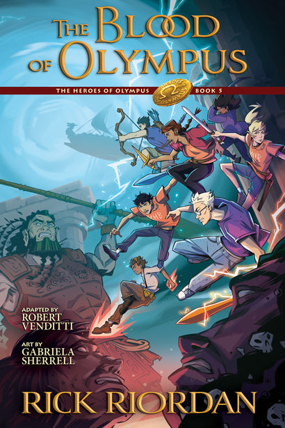 HEROES OF OLYMPUS, THE, BOOK FIVE: THE BLOOD OF OLYMPUS, THE GRAPHIC NOVEL TRADE PAPERBACK