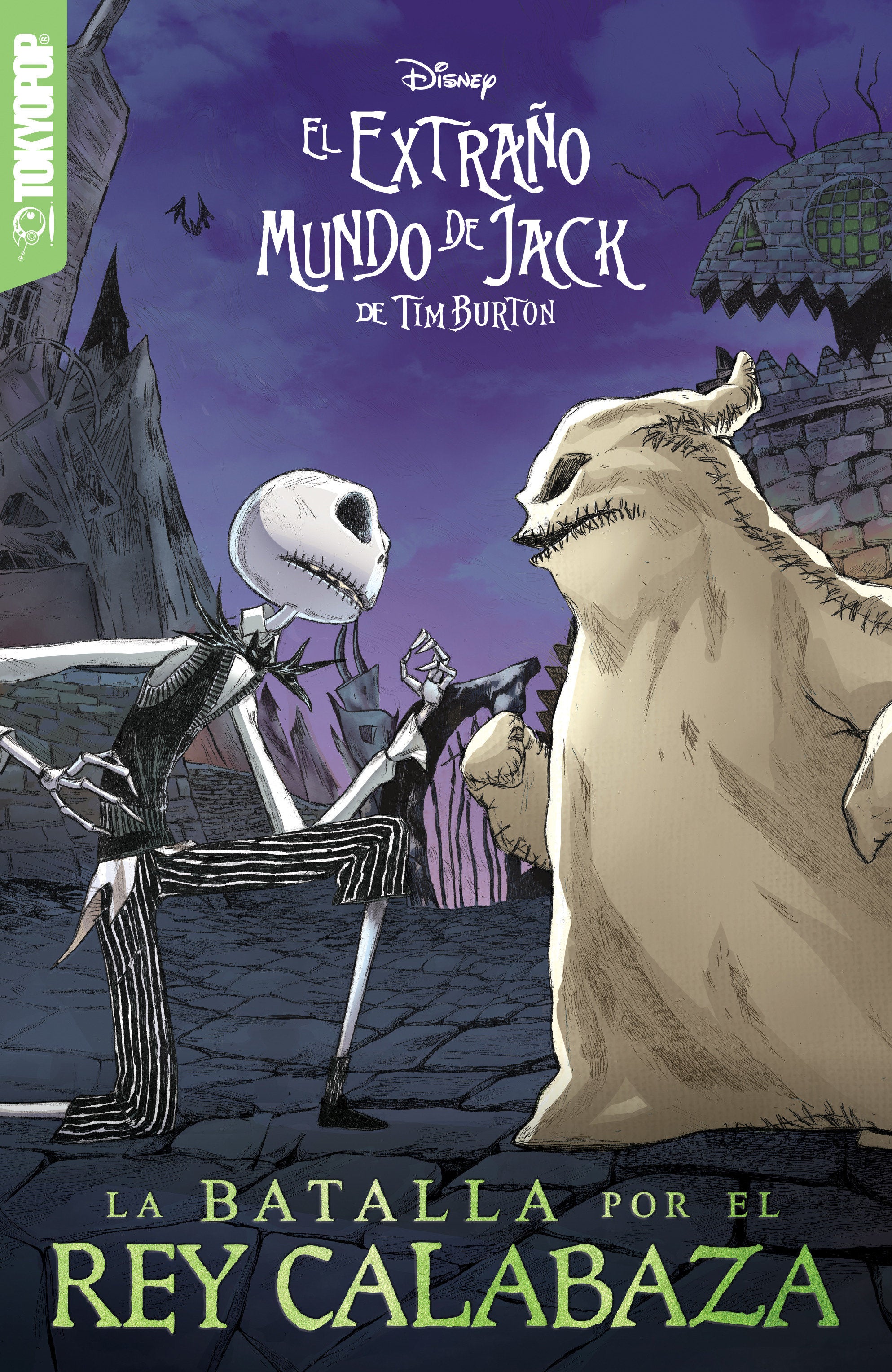 DISNEY MANGA: EL EXTRAÑO MUNDO DE JACK DE TIM BURTON - BATALLA POR EL REY CALABAZA (ESPAÑOL)