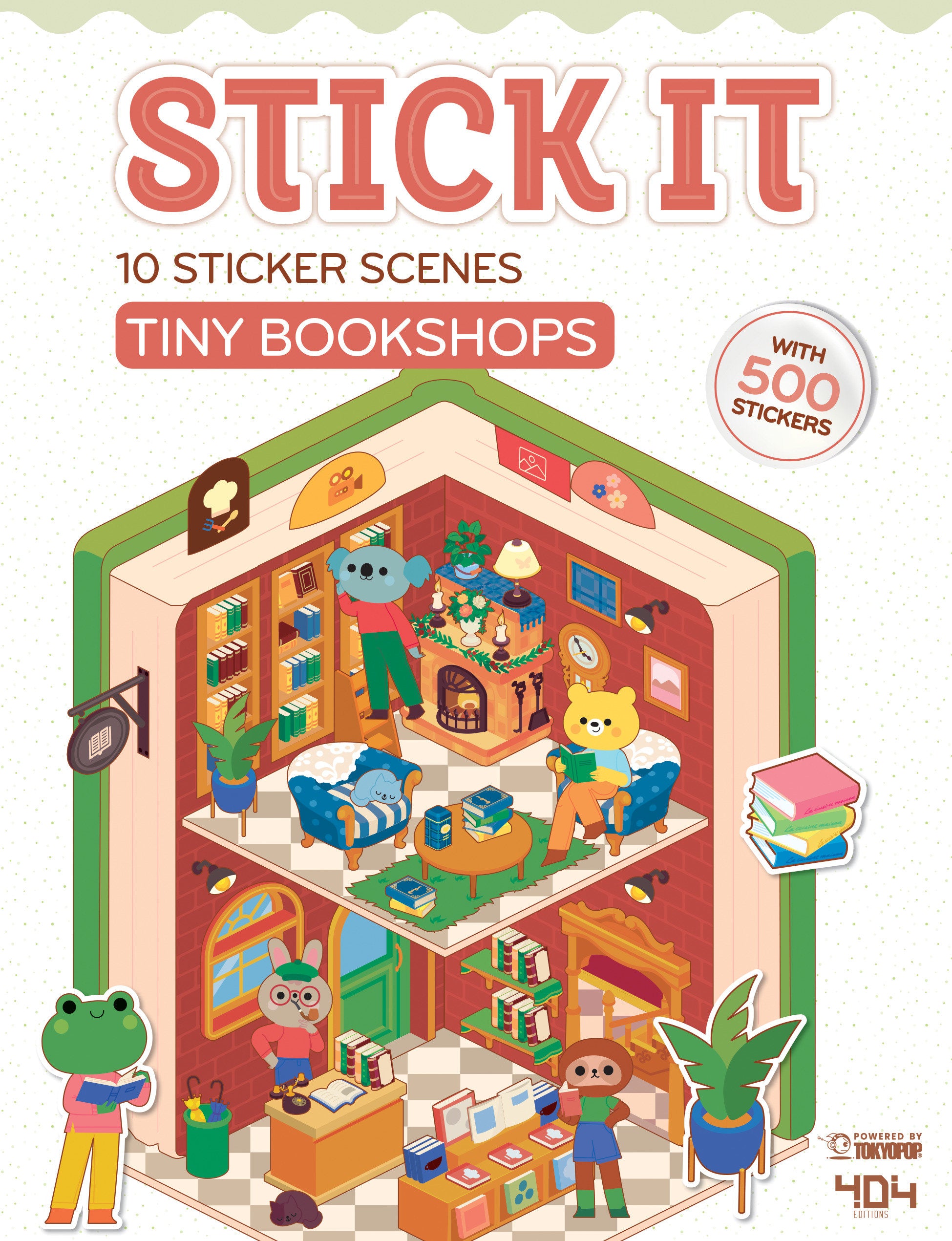 STICK IT - TINY BOOKSHOPS STICKER BOOK