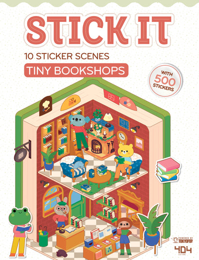 STICK IT - TINY BOOKSHOPS STICKER BOOK