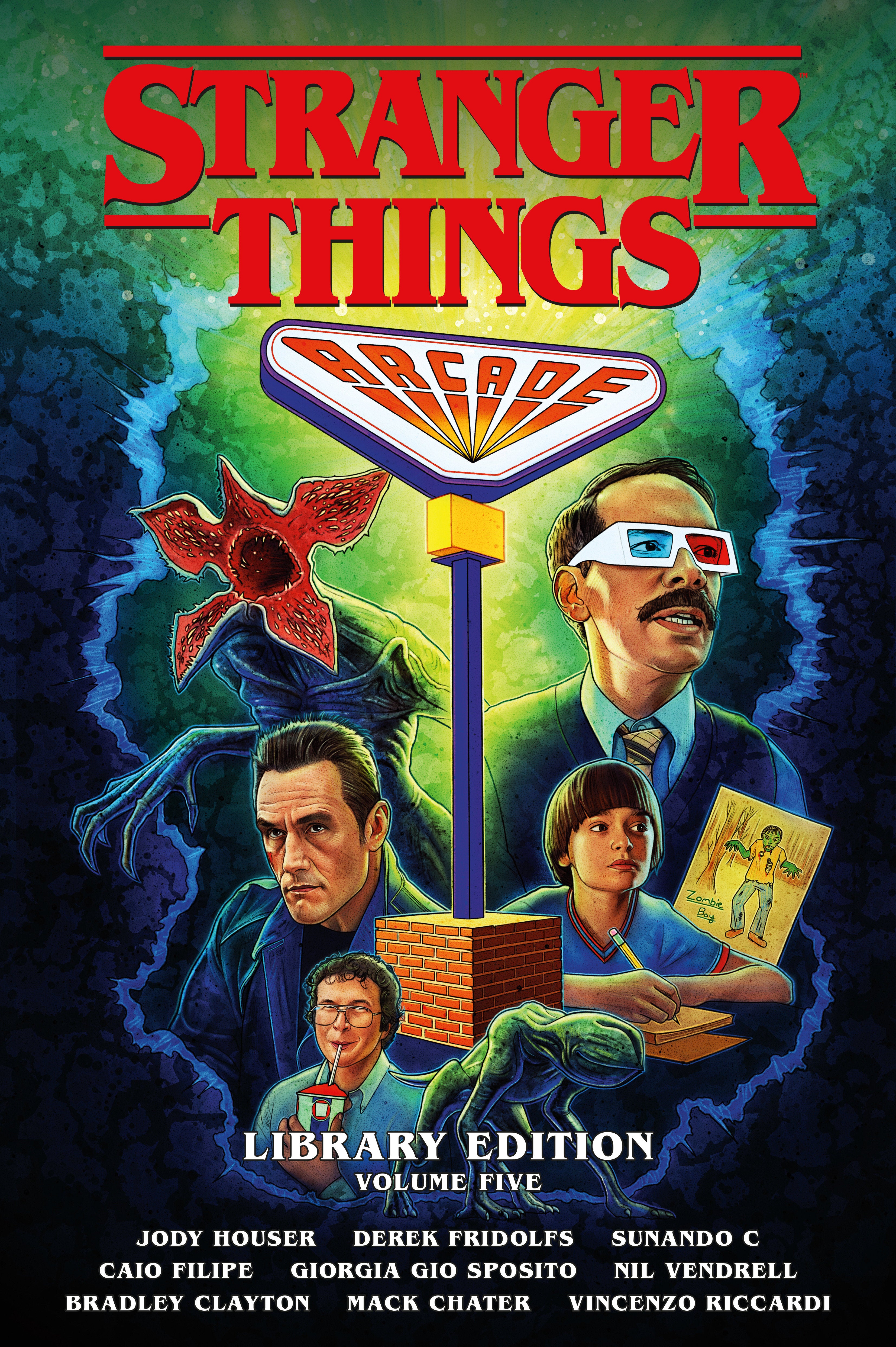 STRANGER THINGS LIBRARY EDITION VOLUME 5 GRAPHIC NOVEL HARDCOVER