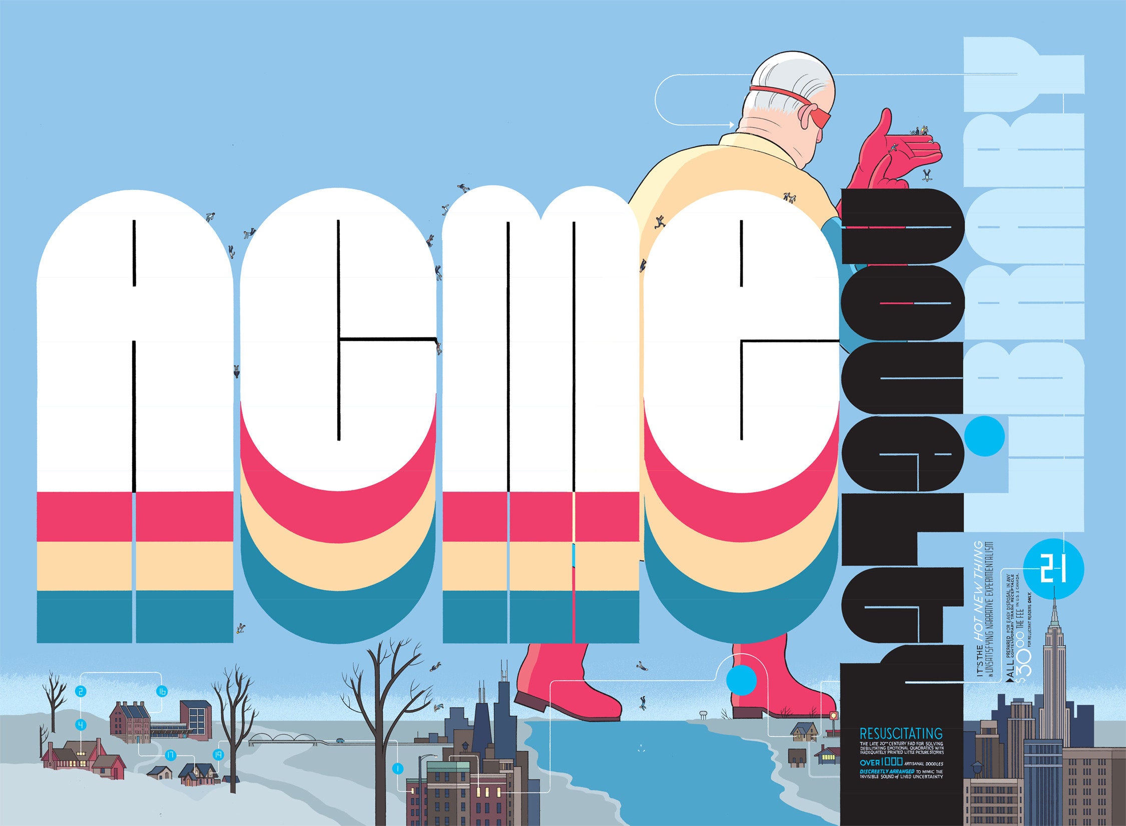THE ACME NOVELTY LIBRARY #21 HARDCOVER