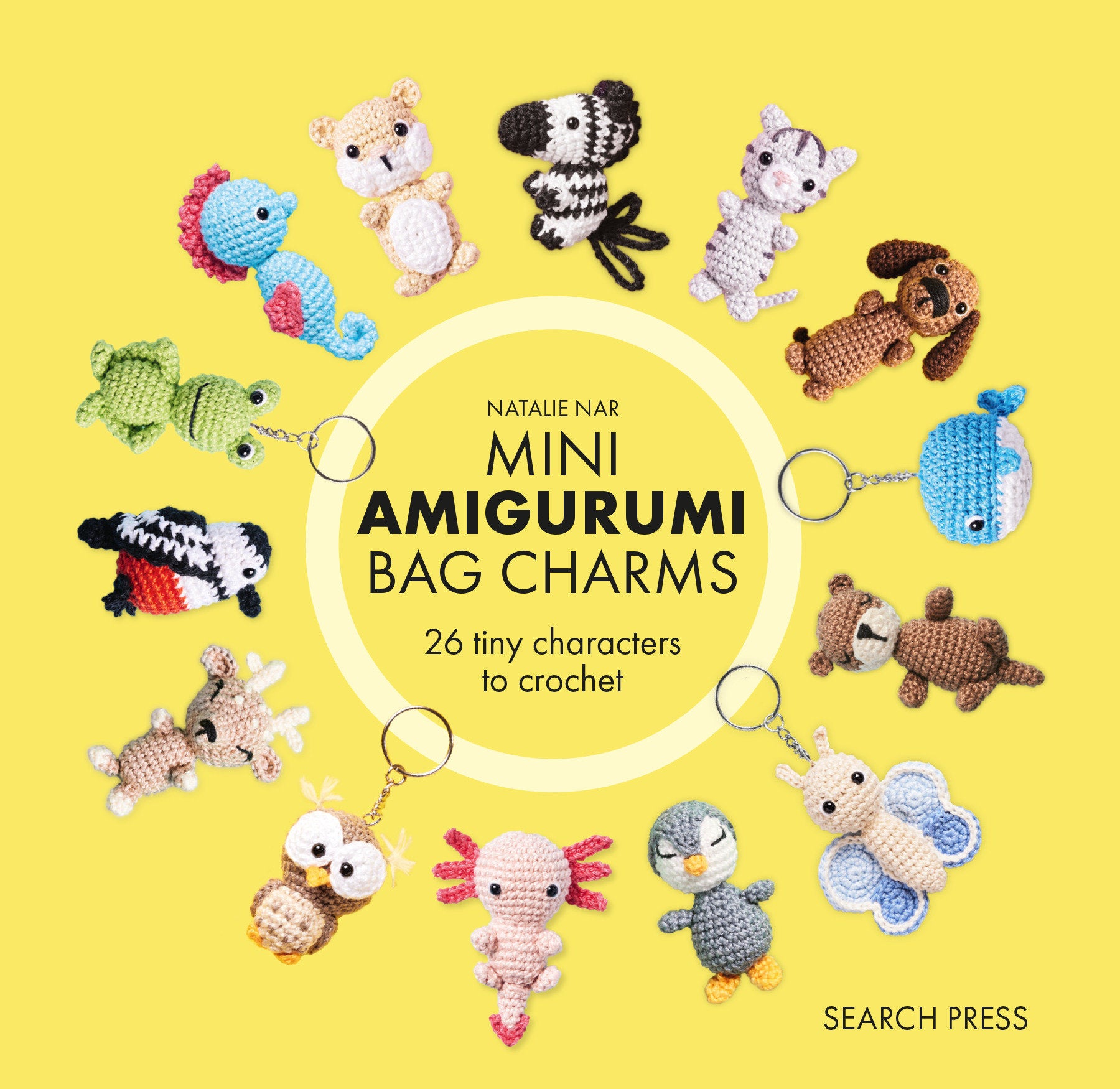 MINI AMIGURUMI BAG CHARMS HARDCOVER