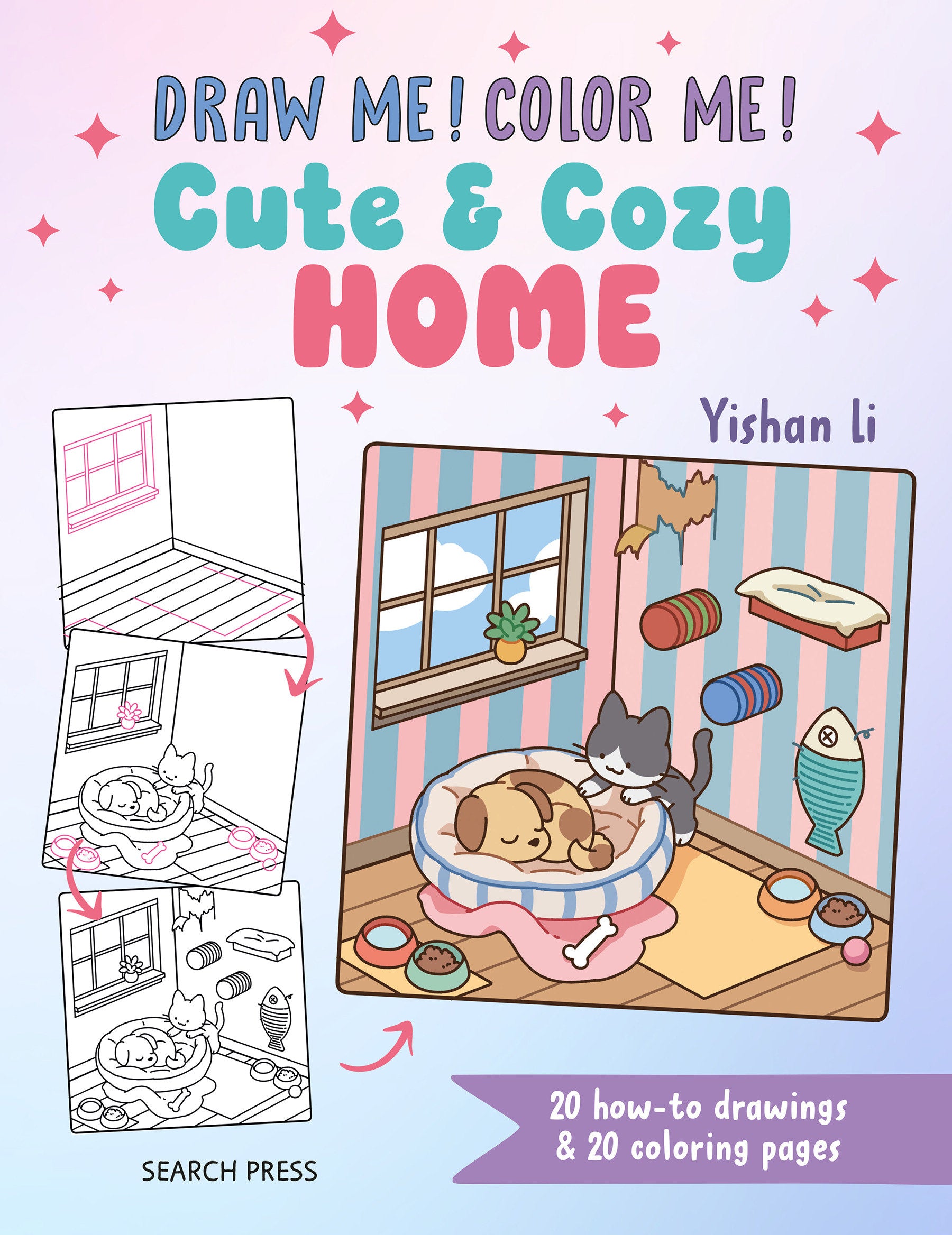 DRAW ME! COLOR ME!: CUTE & COZY HOME TRADE PAPERBACK
