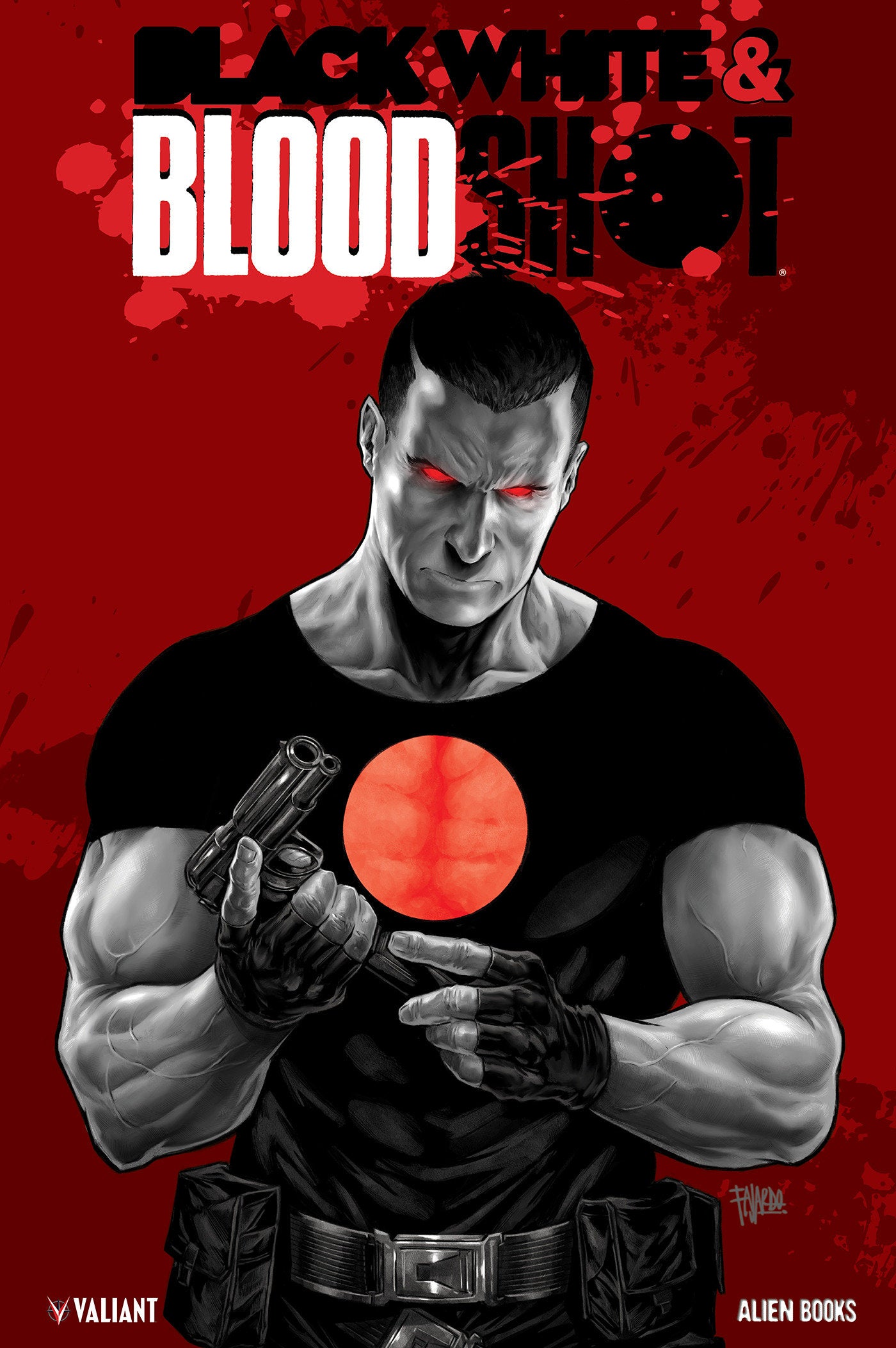 BLACK, WHITE & BLOODSHOT HARDCOVER