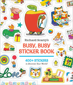 RICHARD SCARRY'S BUSY, BUSY STICKER BOOK TRADE PAPERBACK