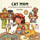 CAT MOM COLORING BOOK