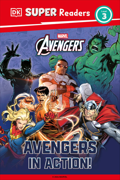 DK SUPER READERS LEVEL 3 MARVEL AVENGERS IN ACTION HARDCOVER