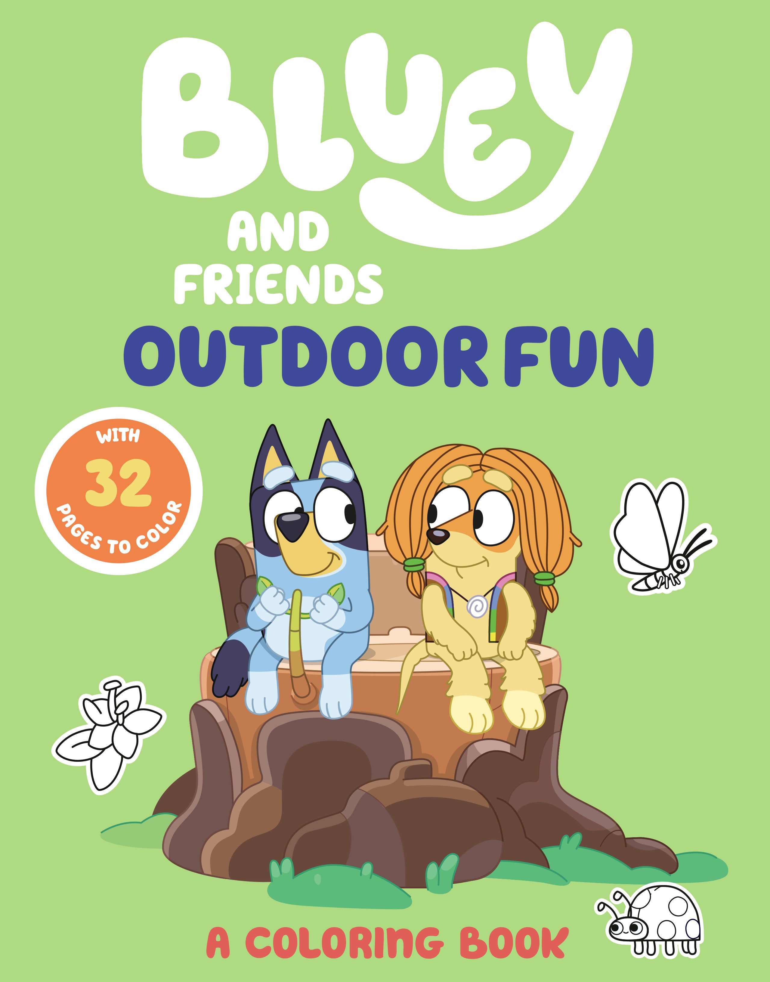 BLUEY AND FRIENDS: OUTDOOR FUN: A COLORING BOOK TRADE PAPERBACK