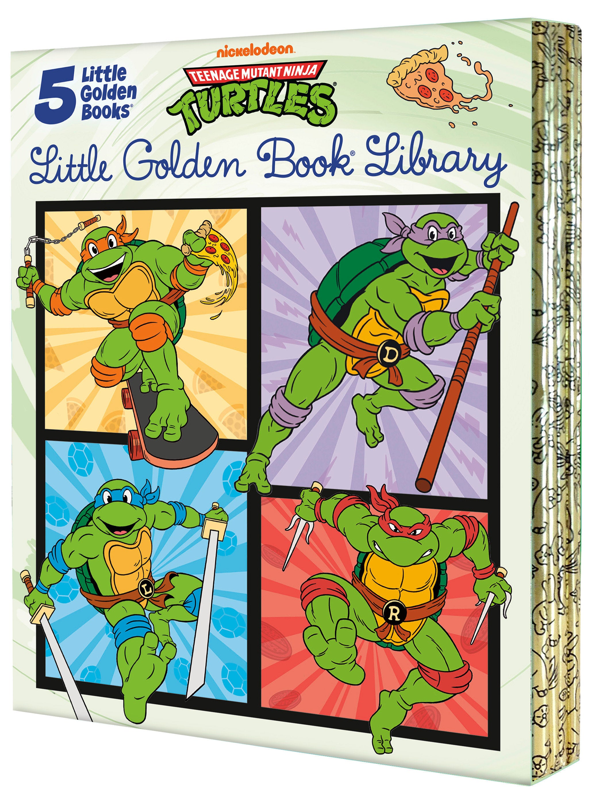 TEENAGE MUTANT NINJA TURTLES LITTLE GOLDEN BOOK LIBRARY BOX SET