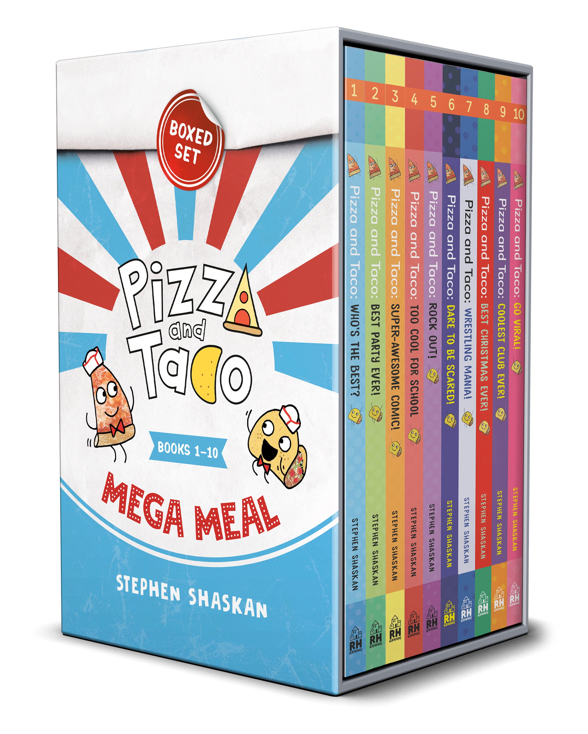 PIZZA AND TACO MEGA MEAL BOXED SET (BOOKS 1-10)