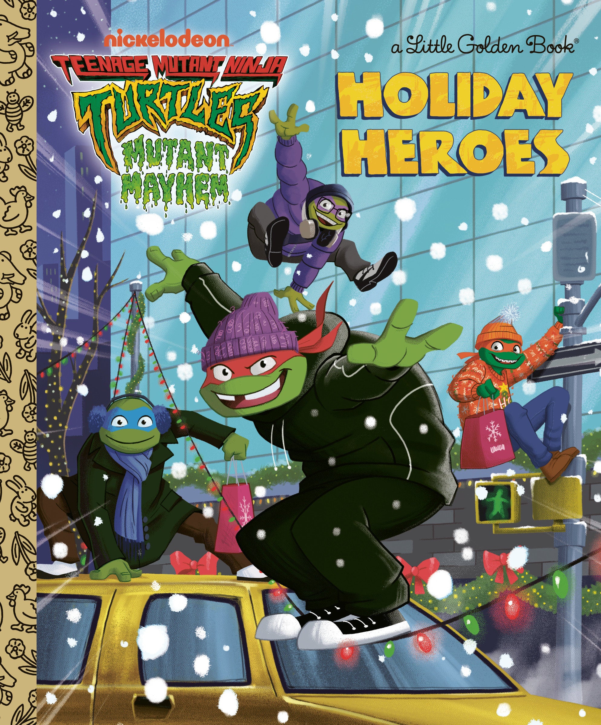 HOLIDAY HEROES (TEENAGE MUTANT NINJA TURTLES) LITTLE GOLDEN BOOK