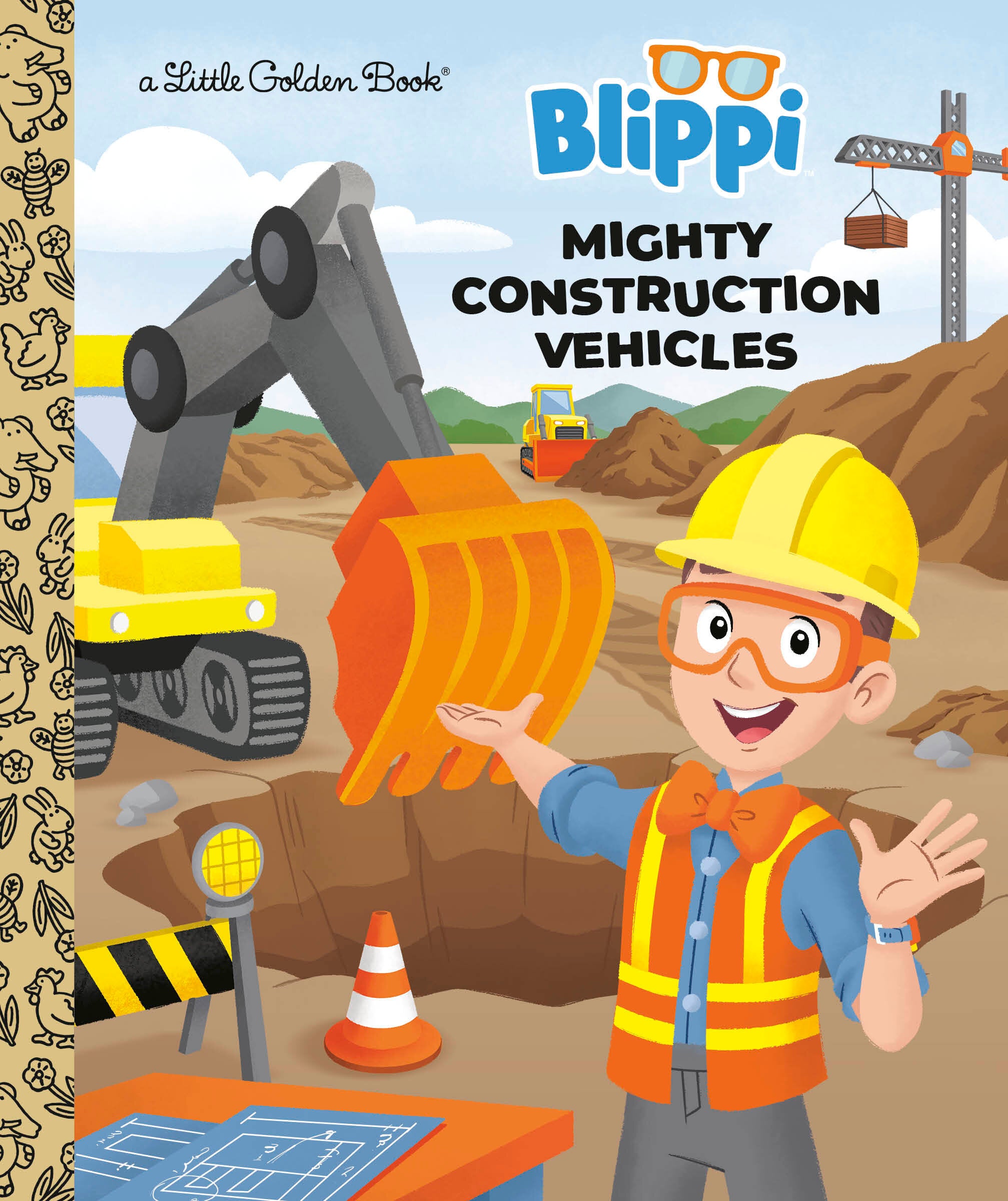 MIGHTY CONSTRUCTION VEHICLES (BLIPPI) HARDCOVER