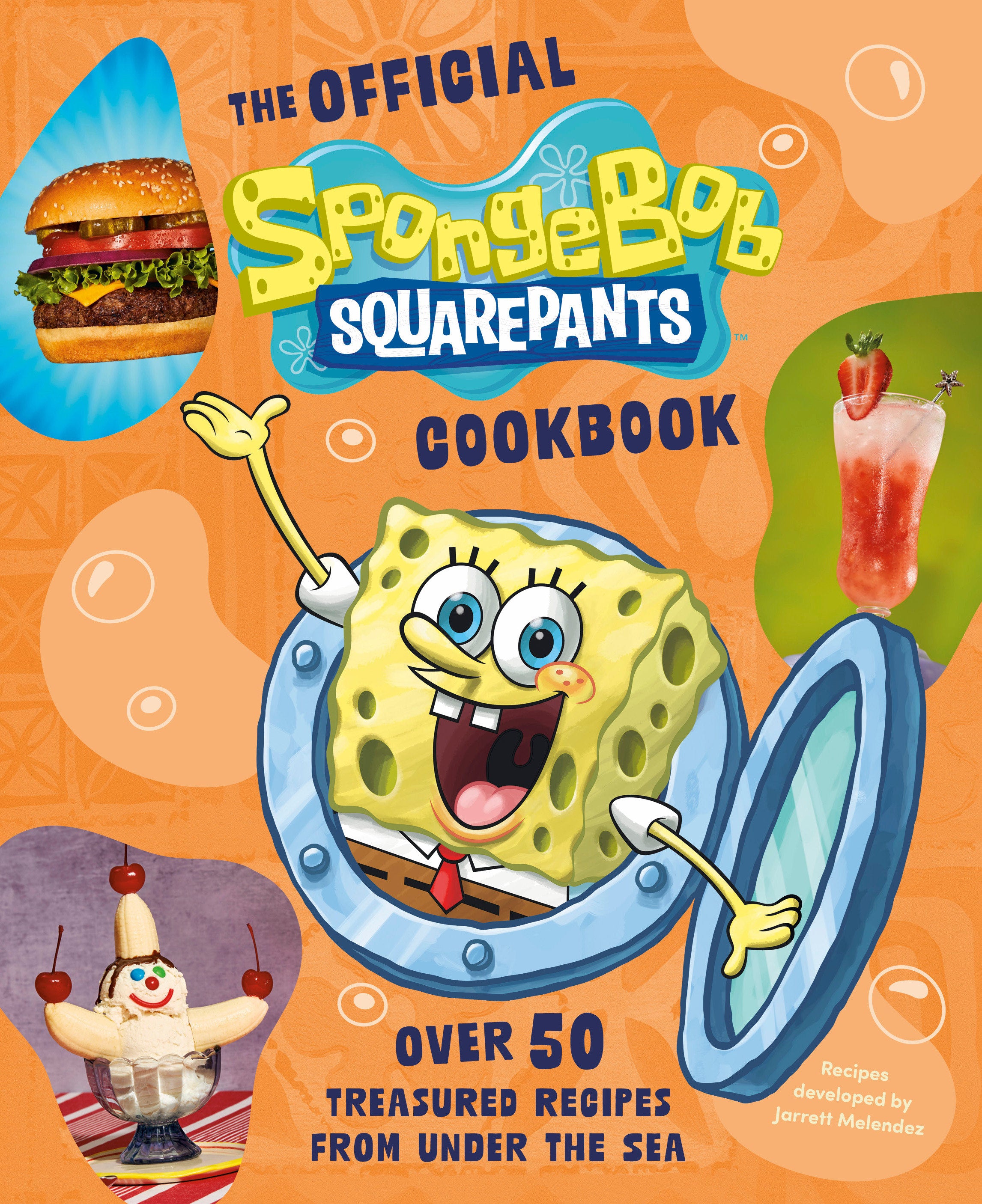 THE OFFICIAL SPONGEBOB SQUAREPANTS COOKBOOK HARDCOVER