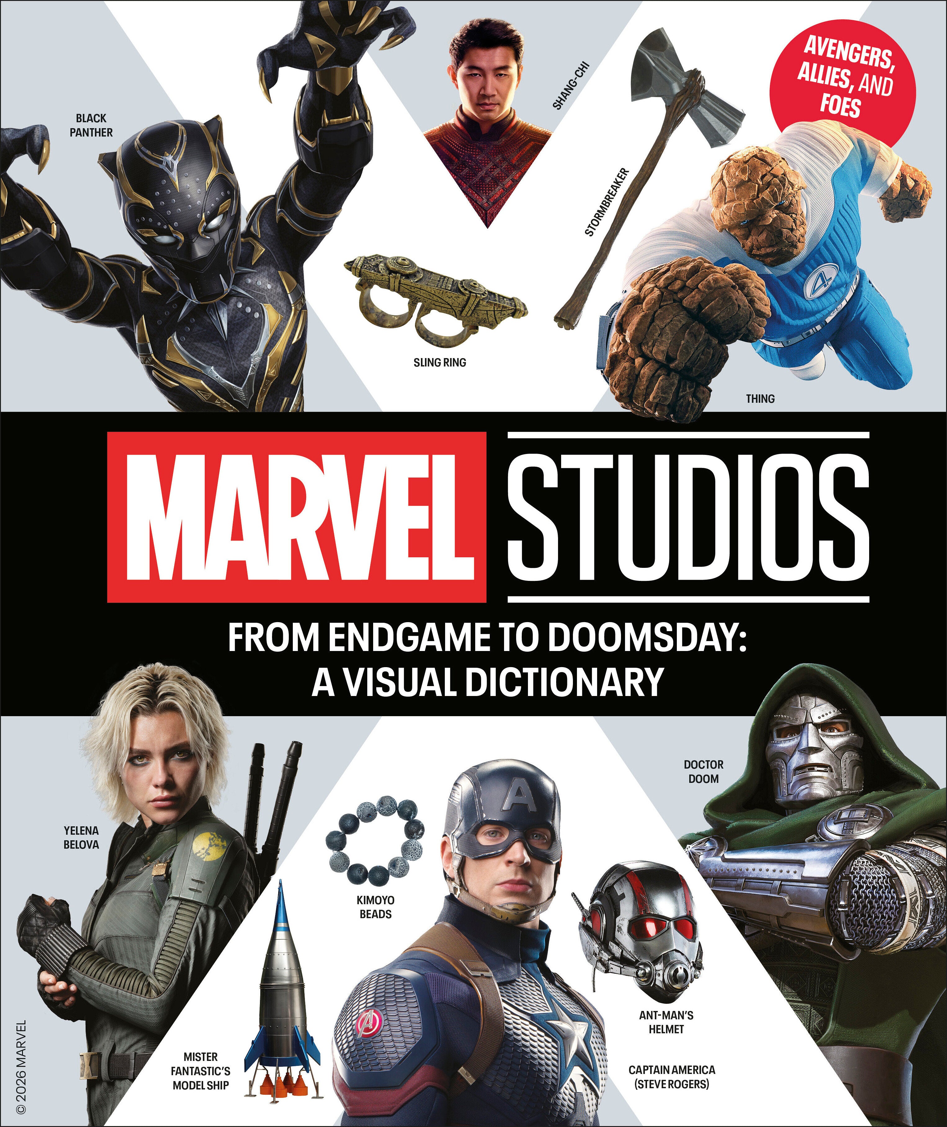 FROM ENDGAME TO DOOMSDAY: A MARVEL STUDIOS VISUAL DICTIONARY: AVENGERS, ALLIES, AND FOES HARDCOVER
