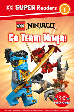 DK SUPER READERS LEVEL 1 LEGO NINJAGO GO TEAM NINJA TRADE PAPERBACK