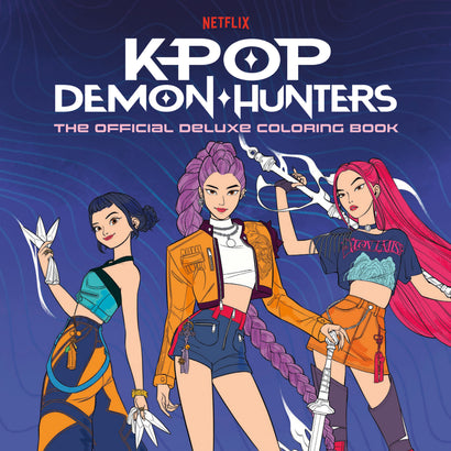 KPOP DEMON HUNTERS: THE OFFICIAL DELUXE COLORING BOOK TRADE PAPERBACK