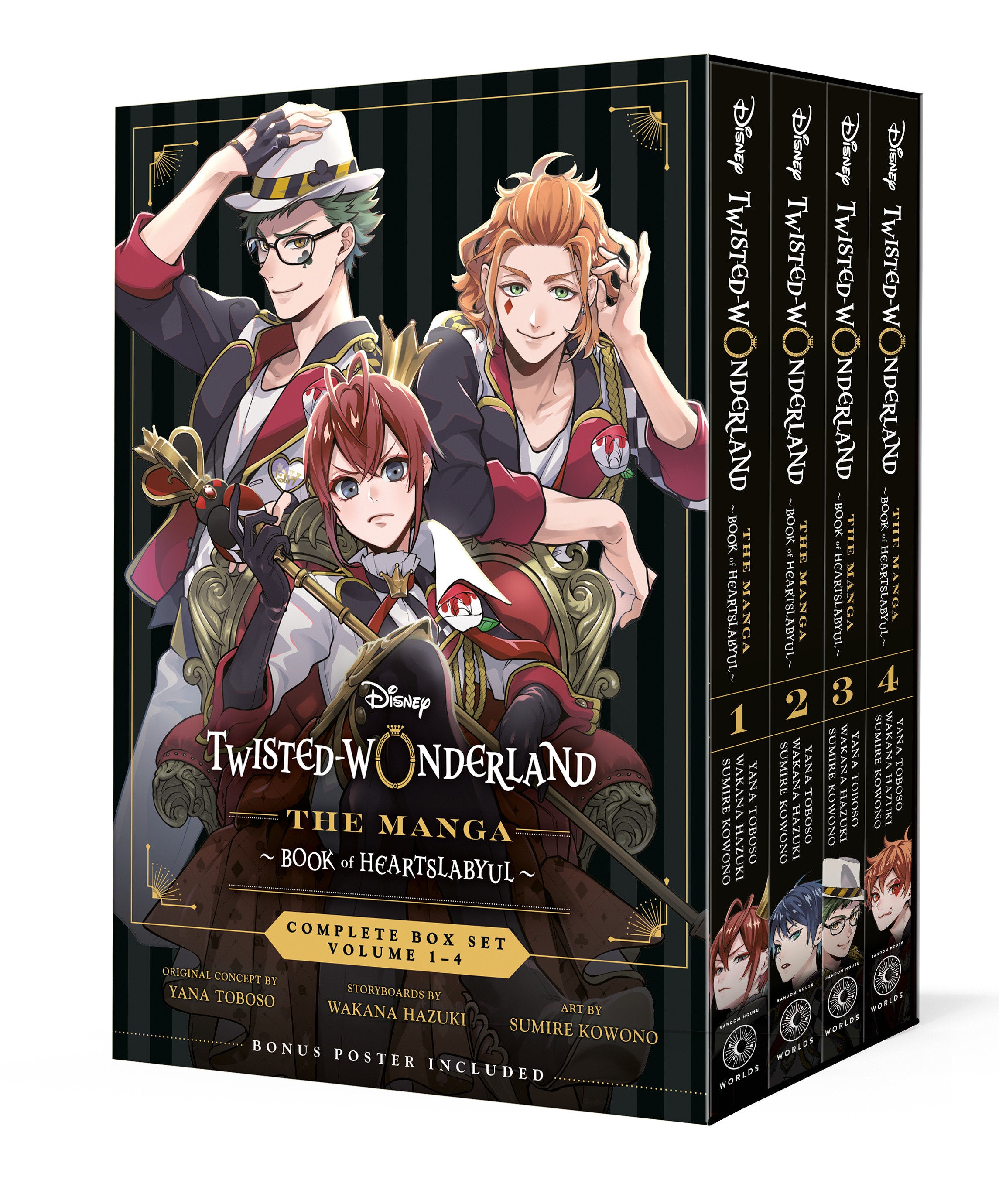 TWISTED-WONDERLAND: BOOK OF HEARTSLABYUL (THE MANGA), TRADE PAPERBACK BOXED SET