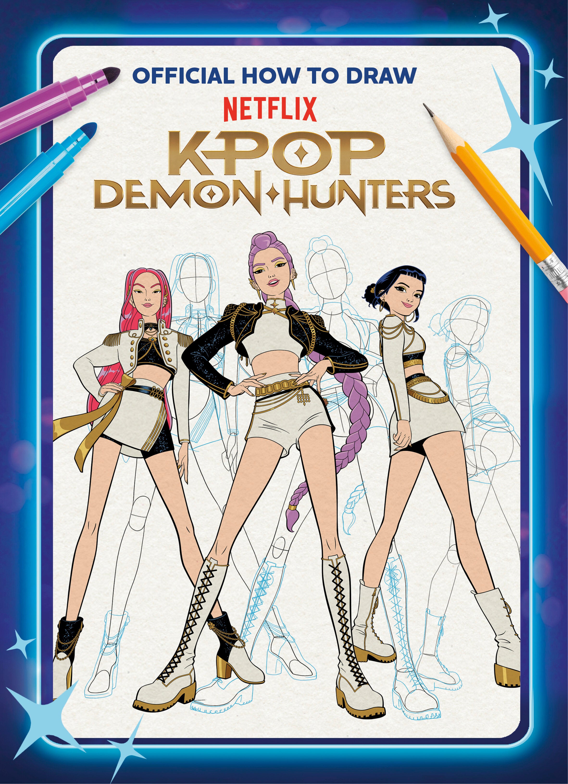 OFFICIAL HOW TO DRAW NETFLIX KPOP DEMON HUNTERS TRADE PAPERBACK