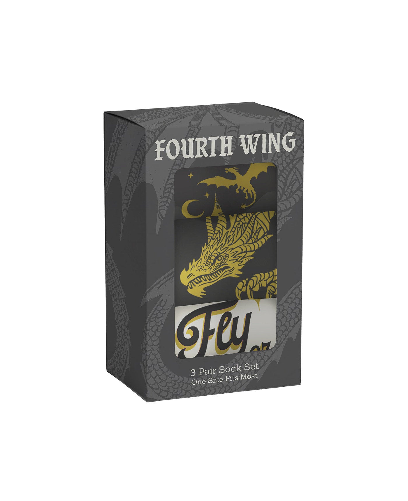 REBECCA YARROS'S FOURTH WING: FLY OR DIE SOCKS GIFT BOX