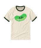 SUZY ULTMAN: I HEART PICKLES UNISEX RINGER T-SHIRT XXX-LARGE
