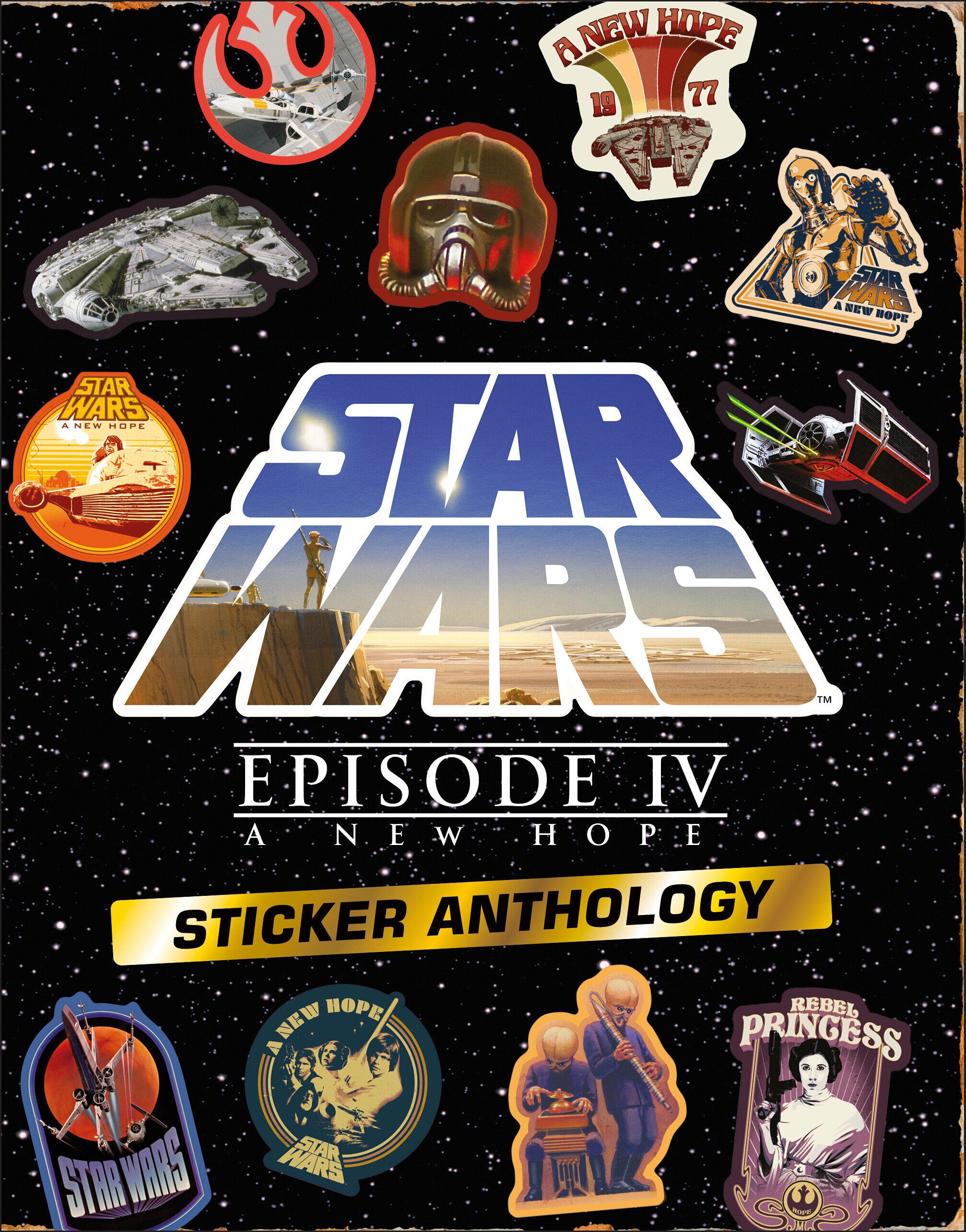 STAR WARS EPISODE IV A NEW HOPE STICKER ANTHOLOGY TRADE PAPERBACK