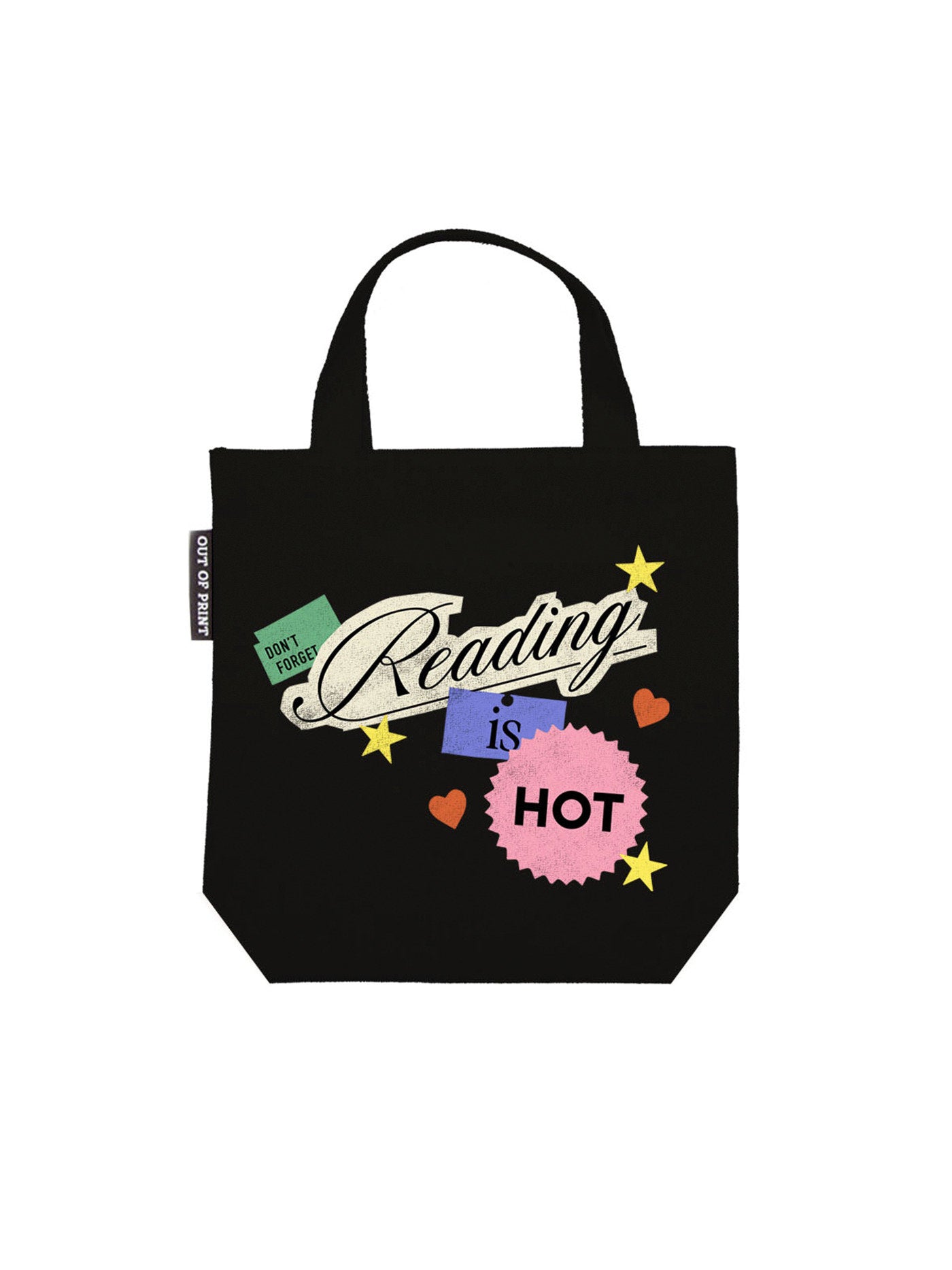 READING IS HOT MINI TOTE BAG