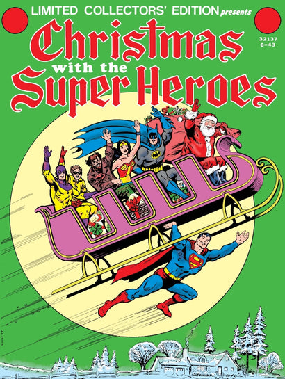 LIMITED COLLECTORS EDITION #43 CHRISTMAS WITH THE SUPER-HEROES FACSIMILE EDITION COVER A CURT SWAN