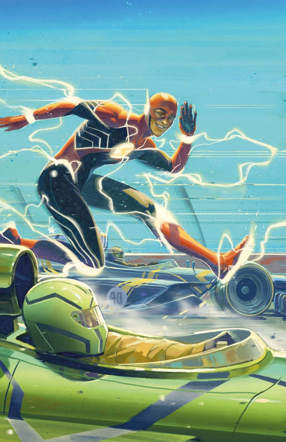 FLASH #27 COVER B BEN HARVEY CARD STOCK VARIANT (DC K.O.)