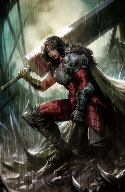 ABSOLUTE WONDER WOMAN #16 COVER B DERRICK CHEW CARD STOCK VARIANT